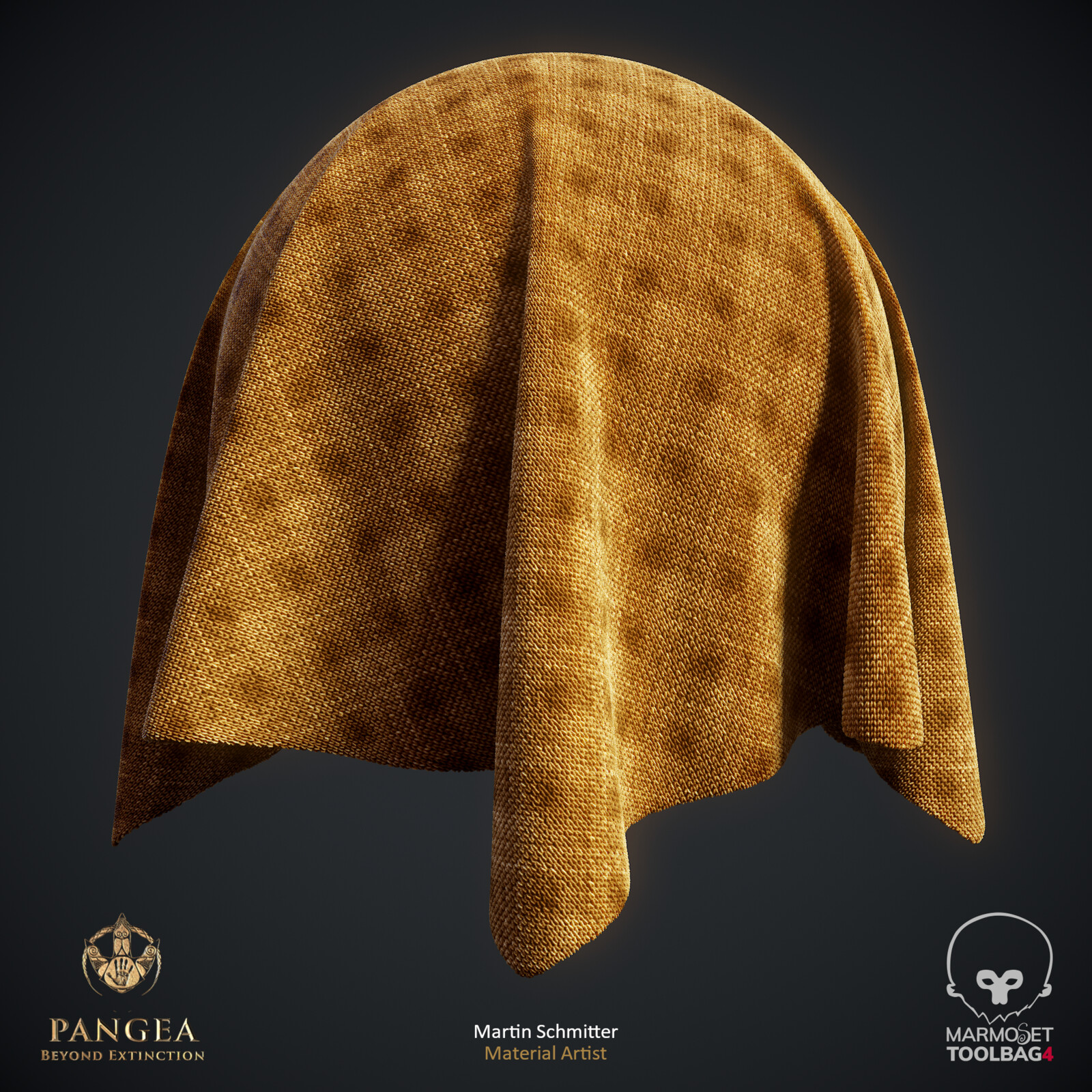 Knitted Wool Fabric Pattern 3 Render