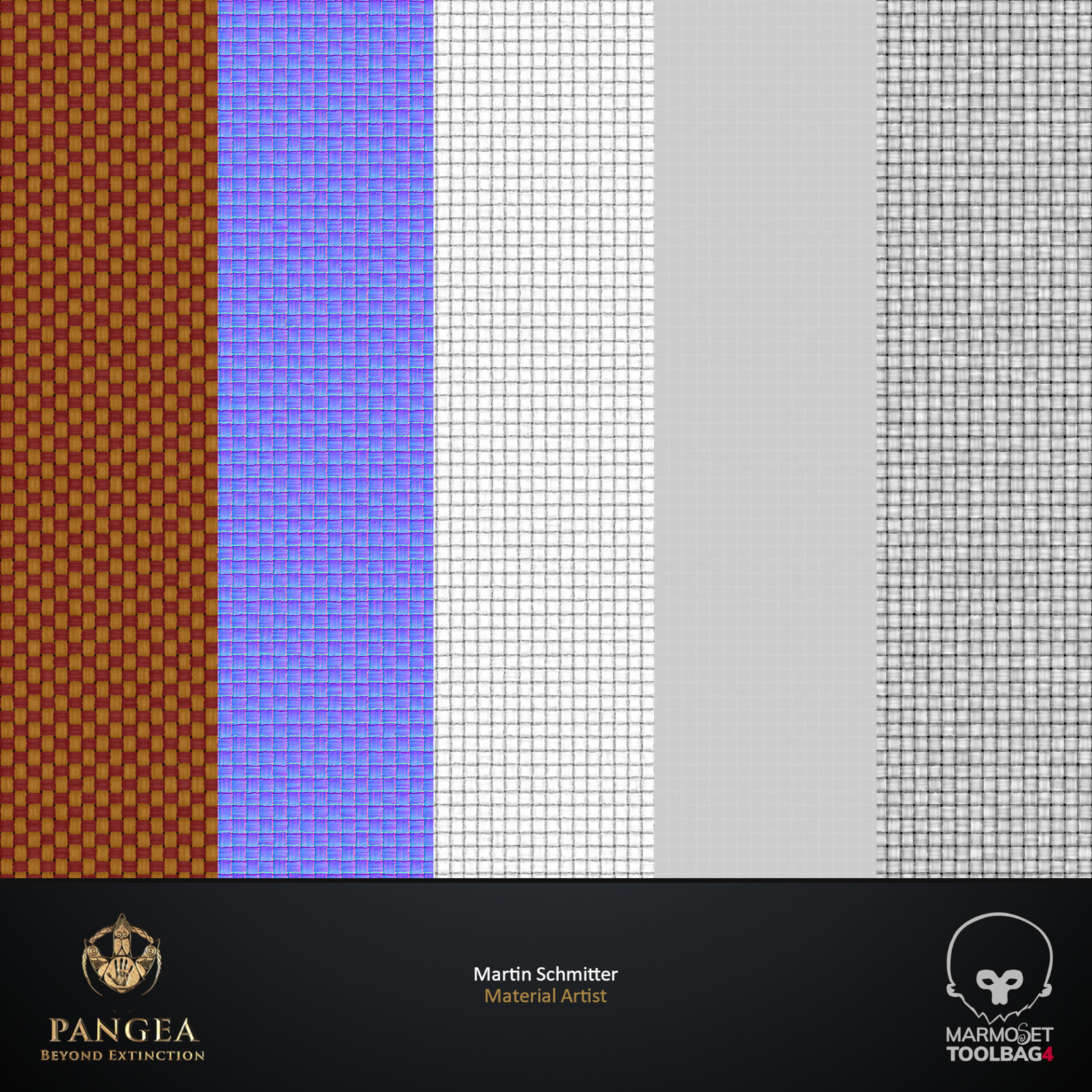 Basecolor, Normal, AO, Roughness, Displacement