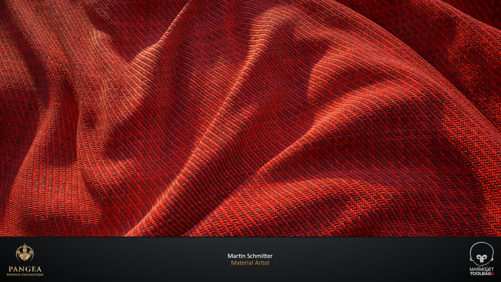 Simple Weave Fabric Pattern 2 Plane Render