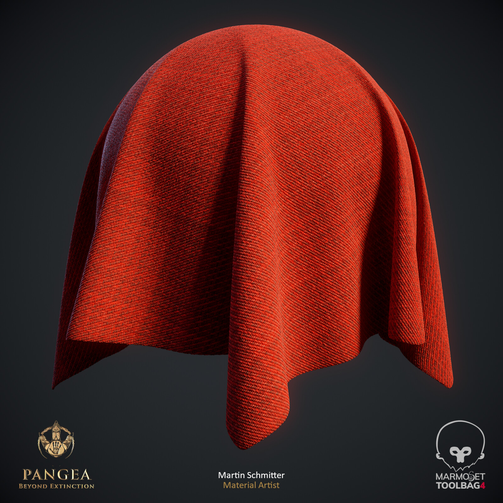 Simple Weave Fabric Pattern 2 Render