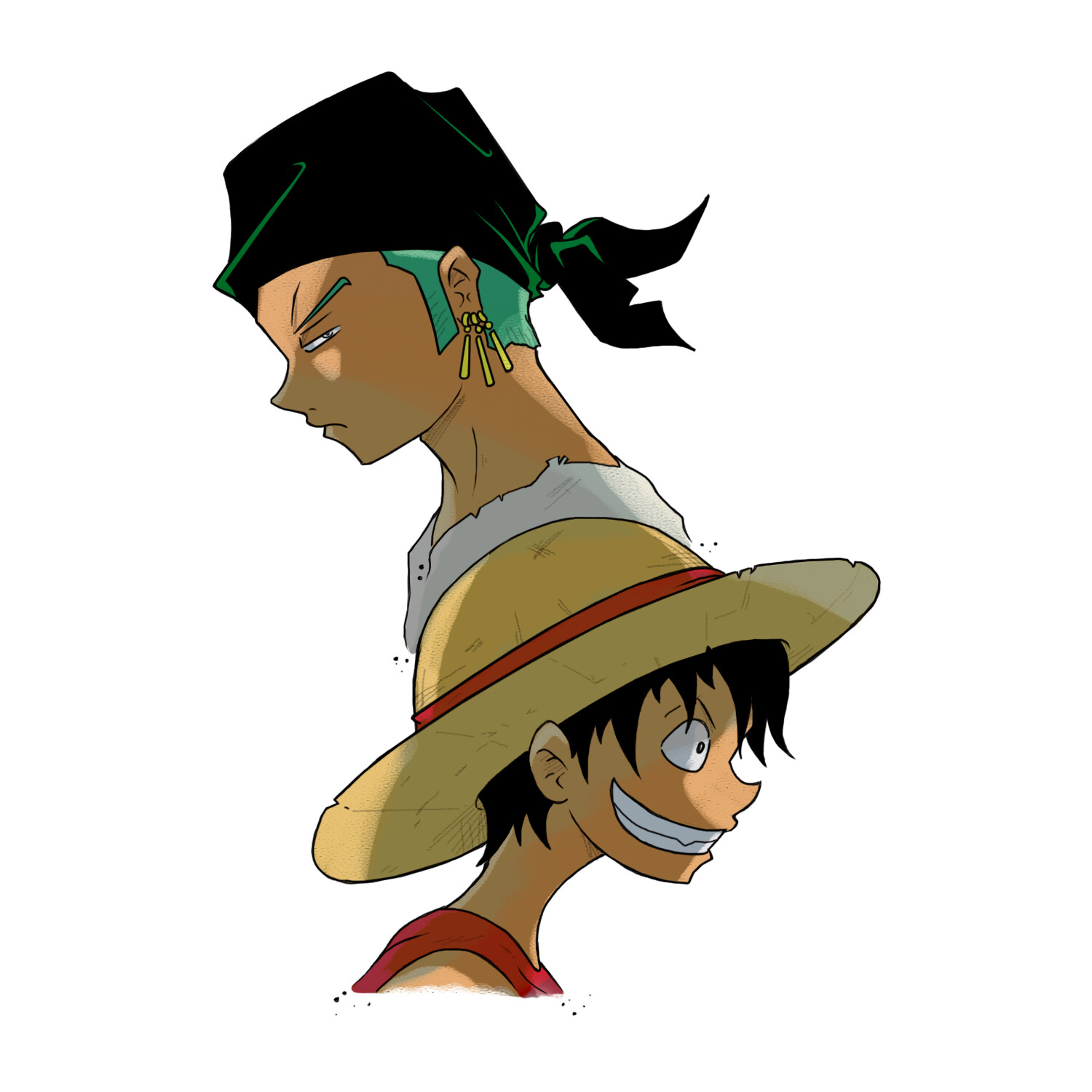 ZORO X LUFFY by M A X