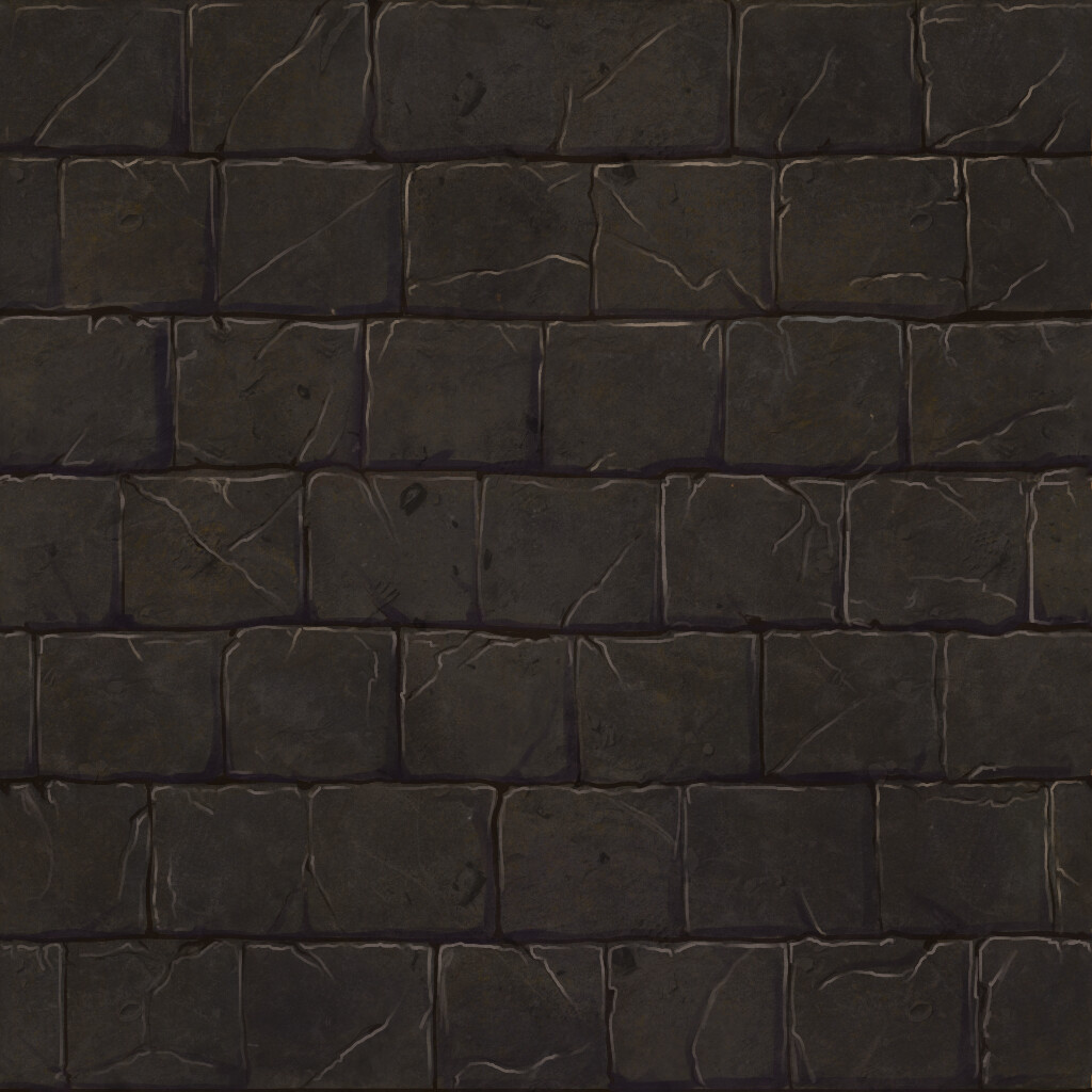 Painted texture created for the wall.