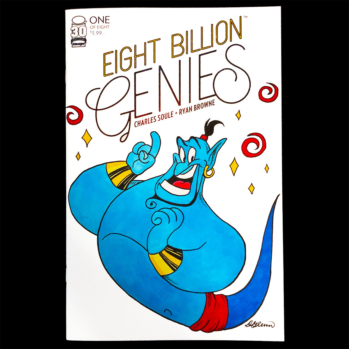 ArtStation Eight Billion Genies 1 Aladdin Homage Sketch Cover