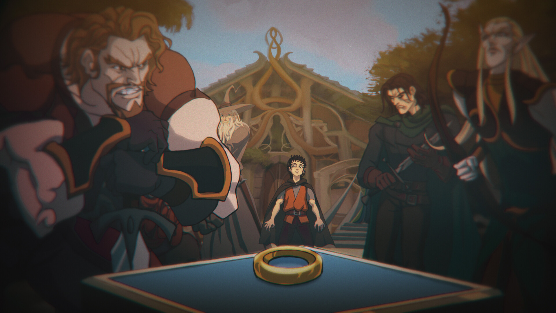 The Fellowship of the Ring Animated - A Lord of the Rings short film
