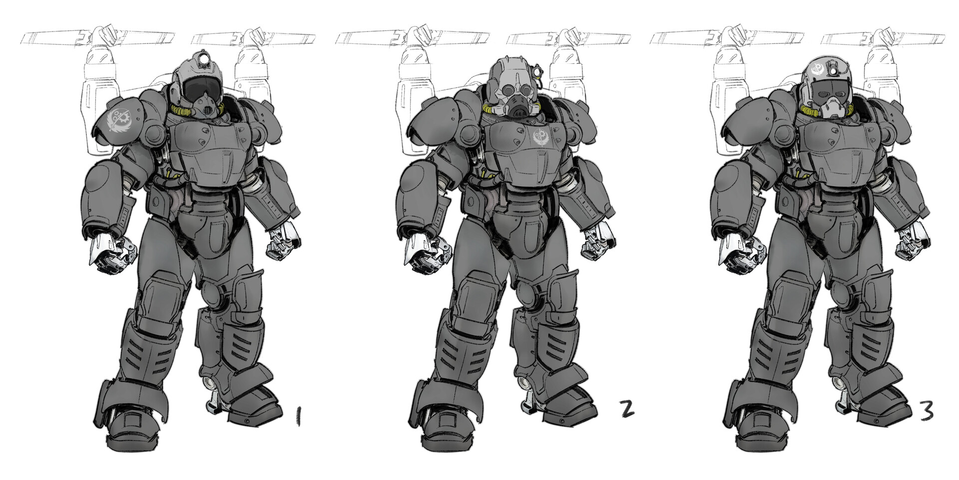 Chris ortega fallout 76 power armor concepts