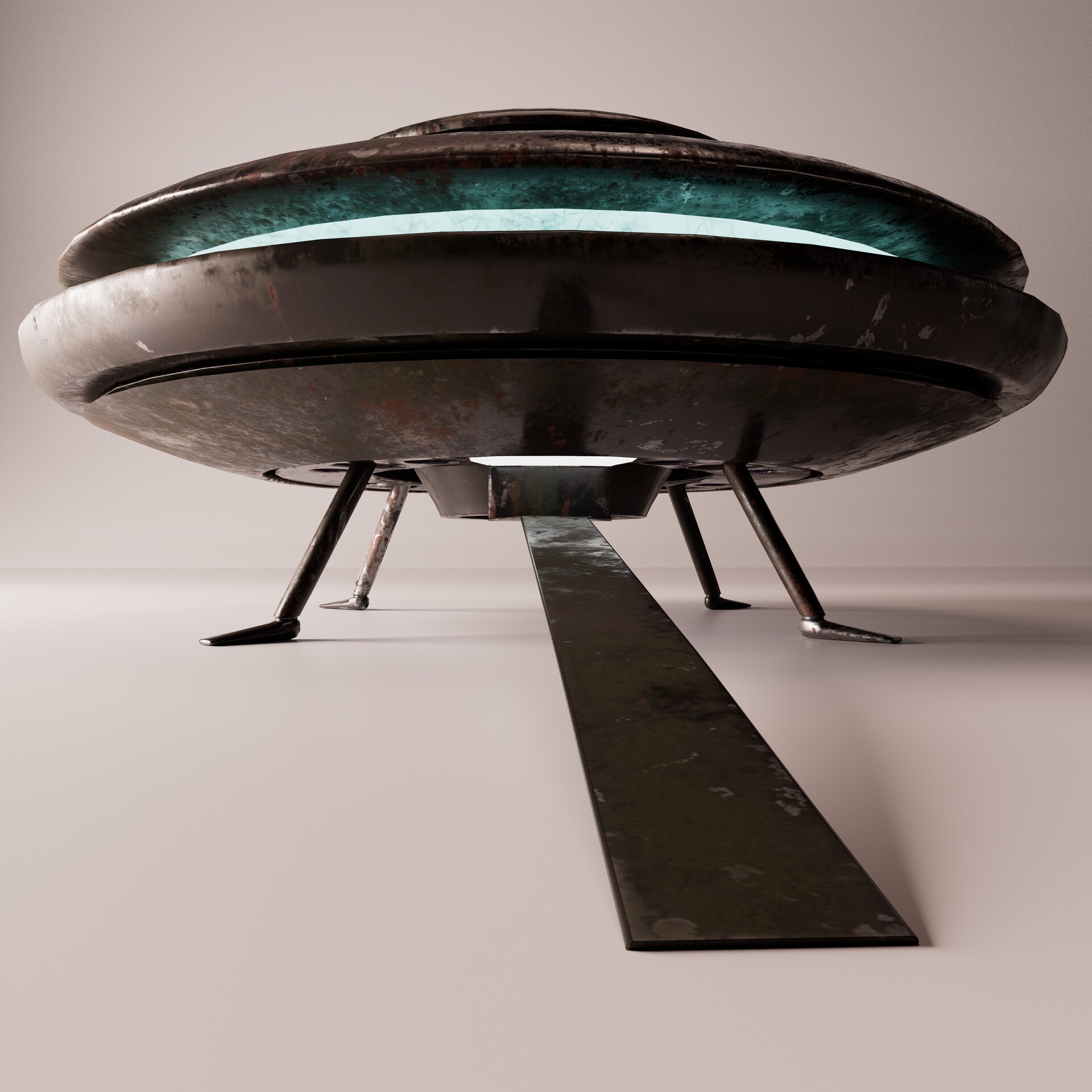 ArtStation Old Flying Saucer