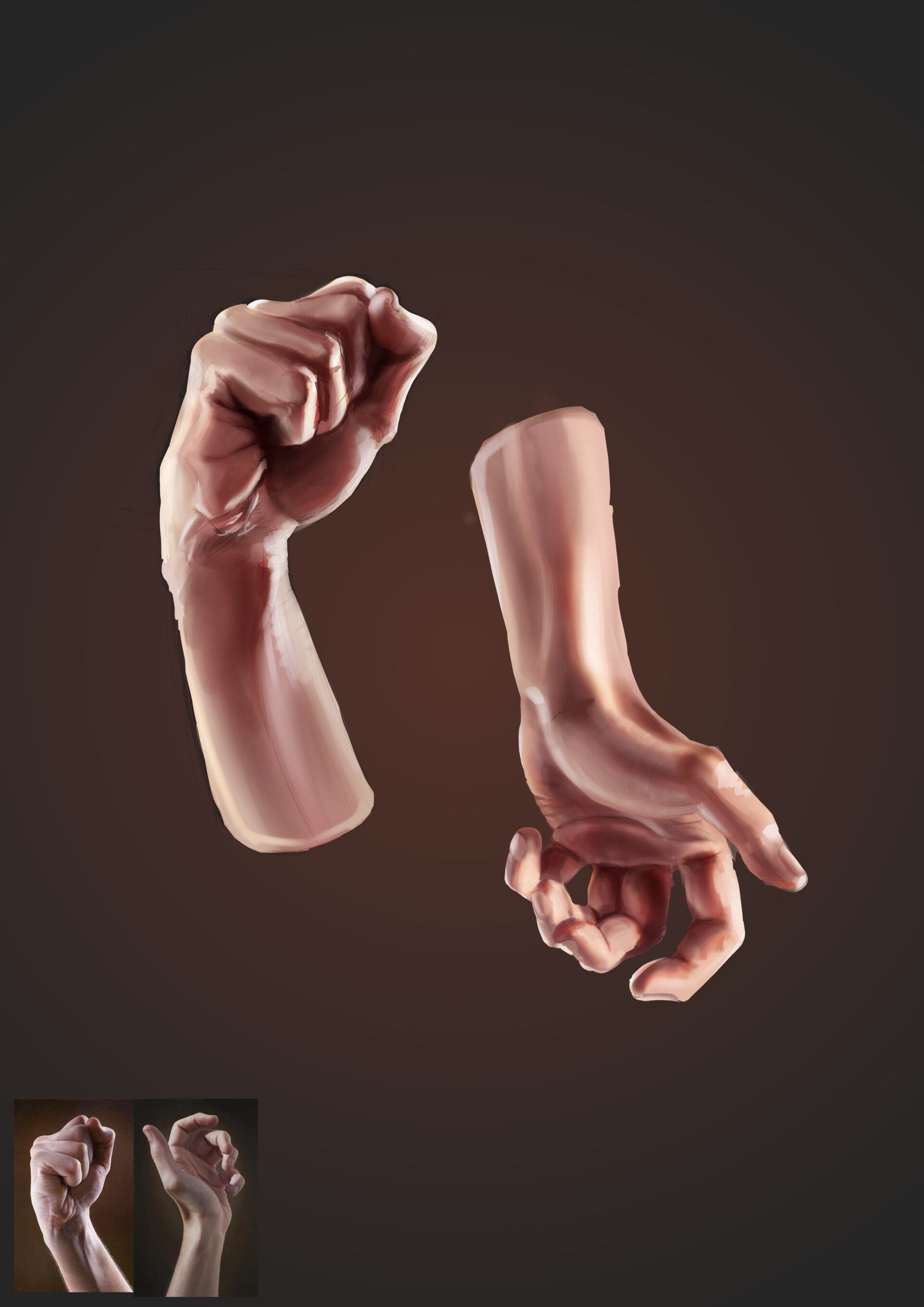 ArtStation - Hand Studies