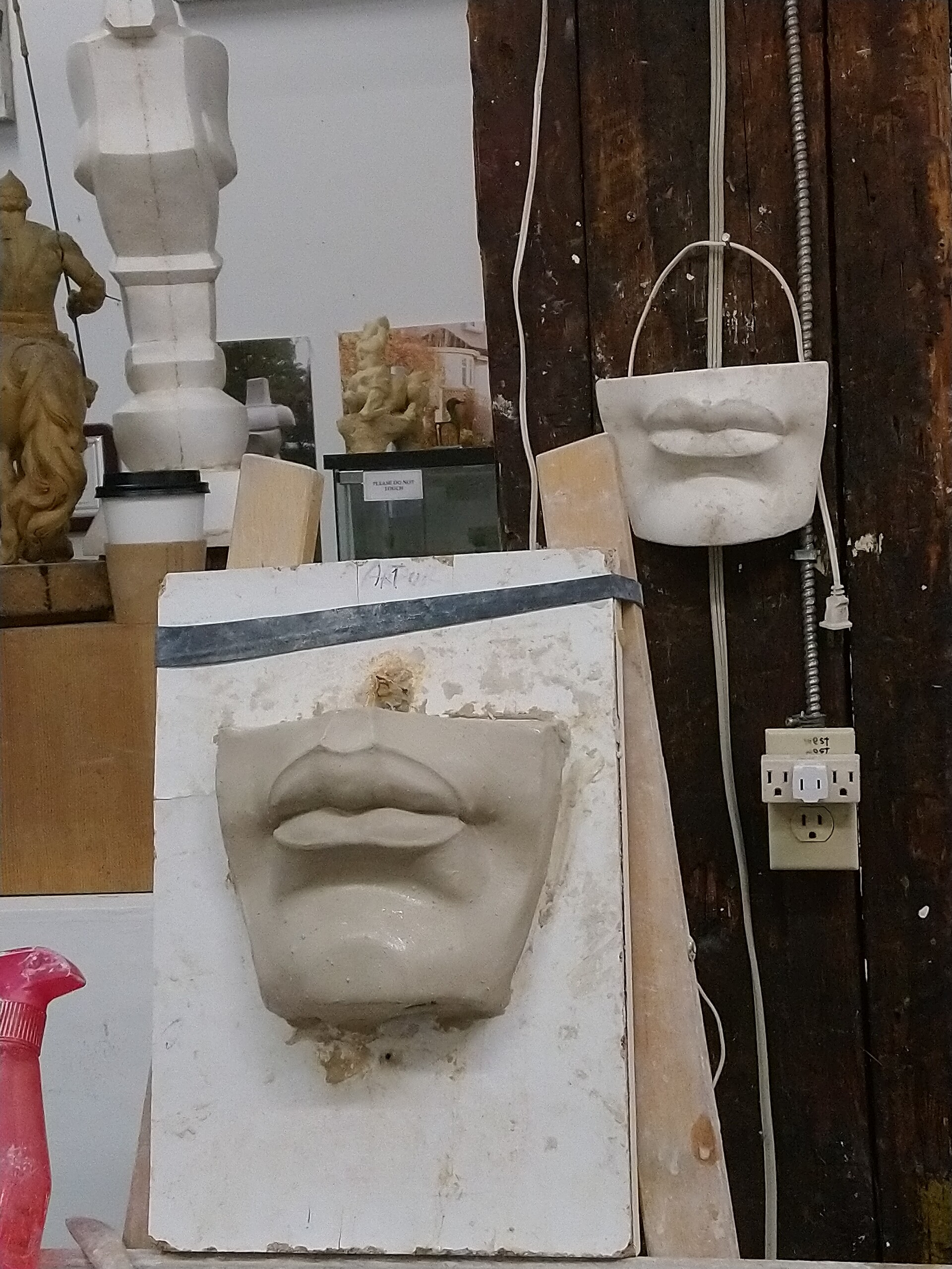Study of mouth from Michelangelo's David