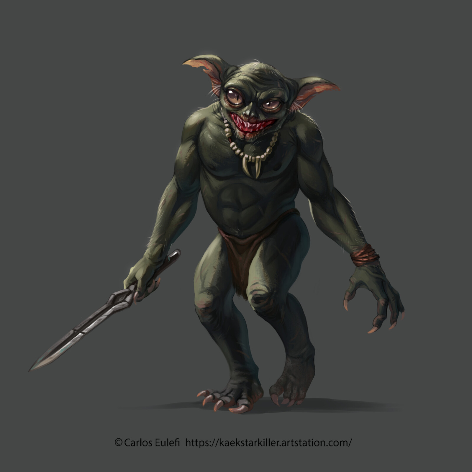 Finished goblin