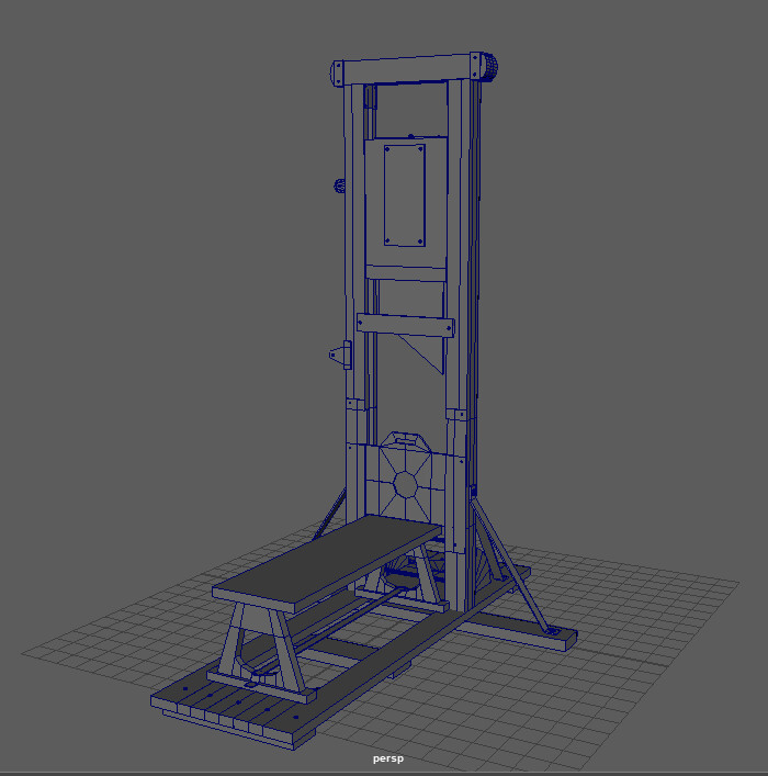 ArtStation - Guillotine - Model