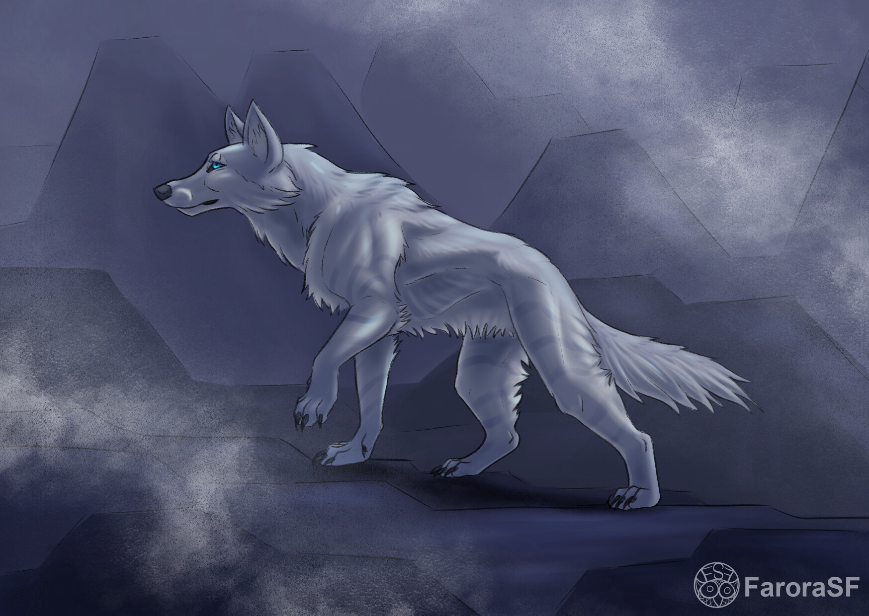 Artstation mist wolf