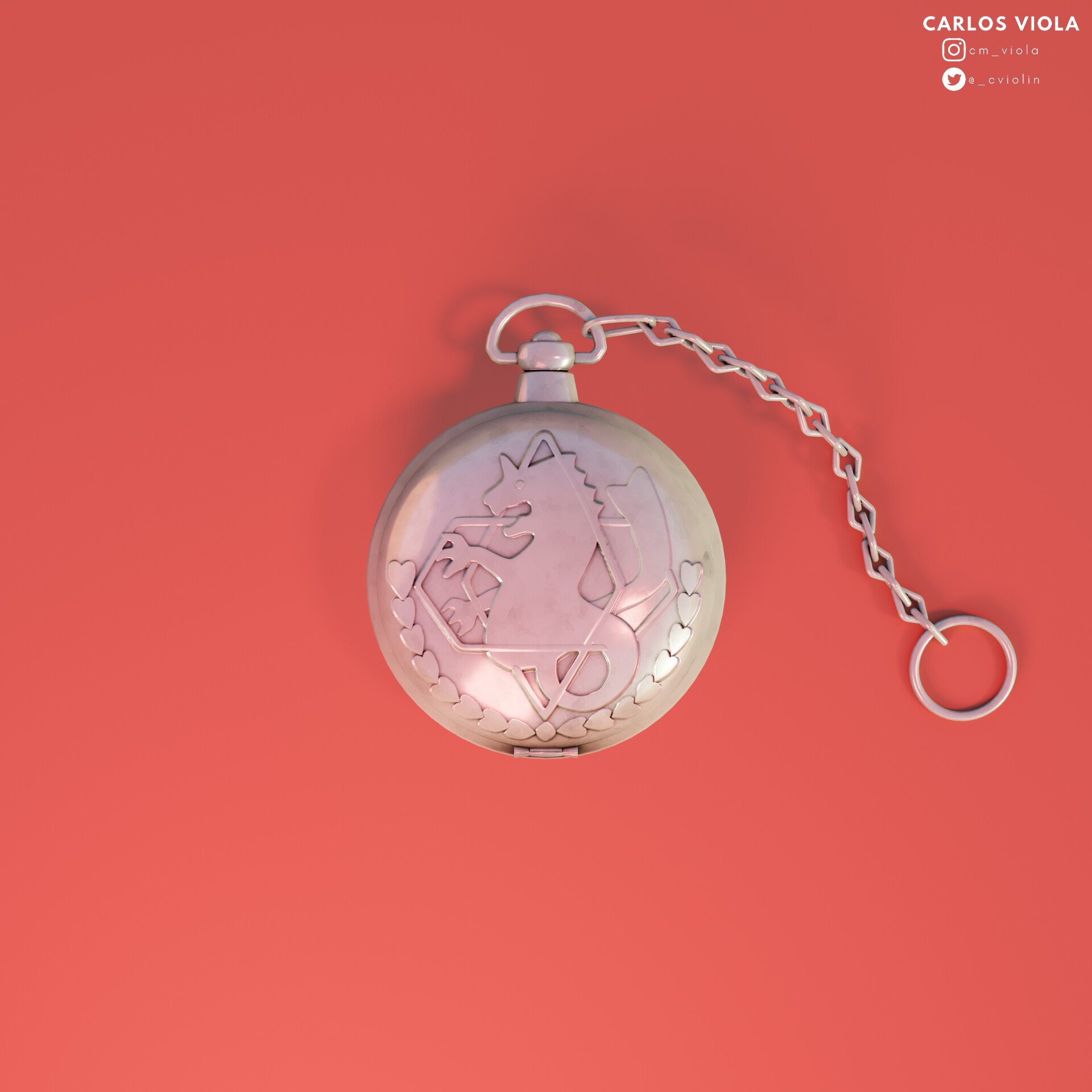 ArtStation Edward Elric's Pocket Watch