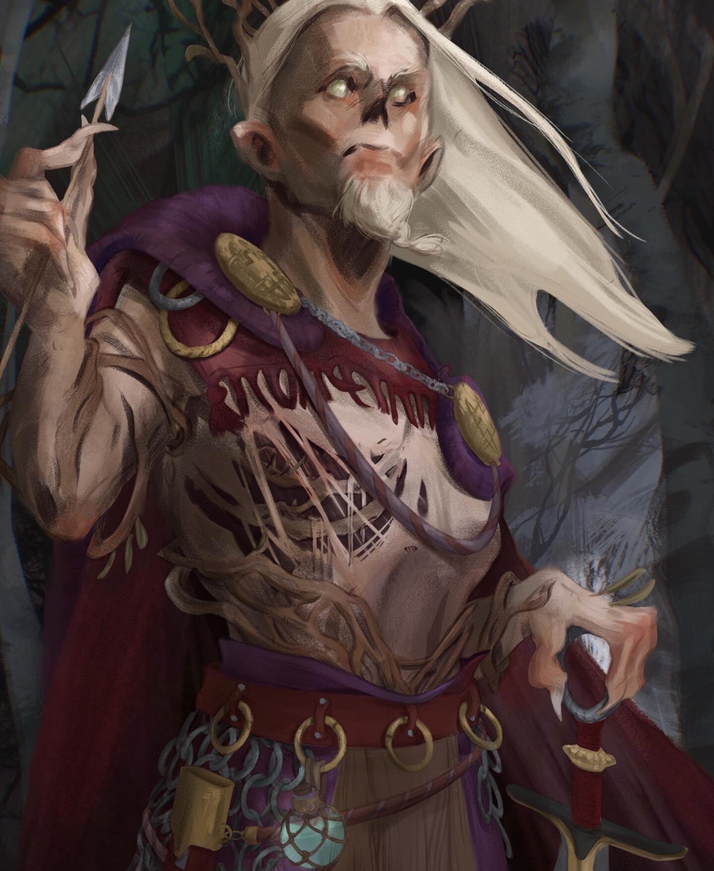 ArtStation - The Old King in the woods
