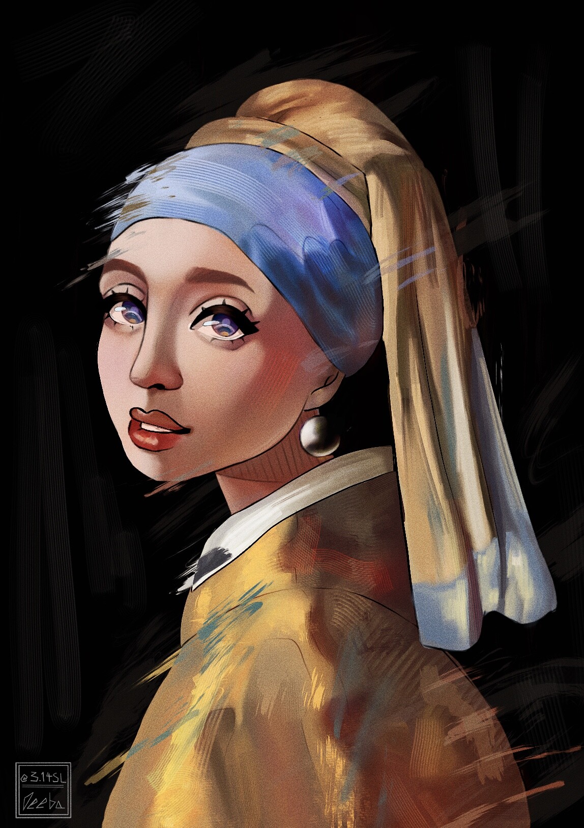 ArtStation Girl With A Pearl Earring