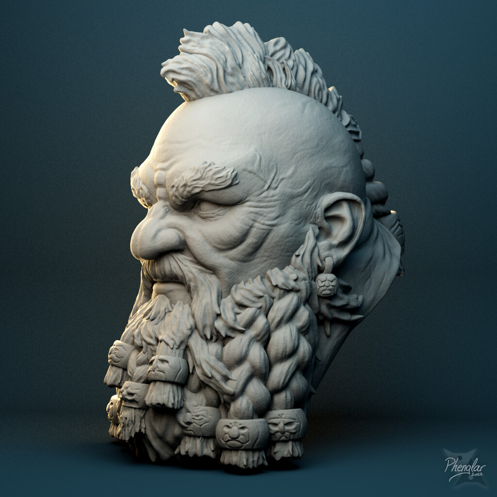 Dwarf head study