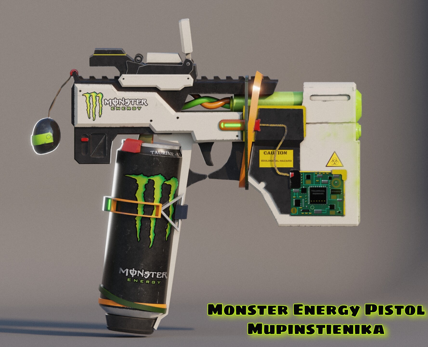 ArtStation Monster Energy Pistol