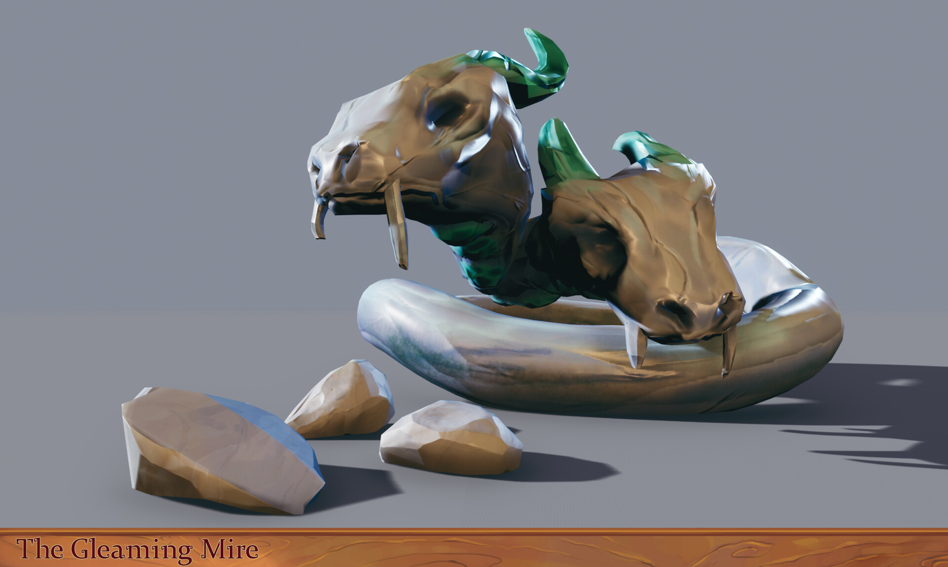 Joshua Bastareche final university 3d project The Gleaming Mire