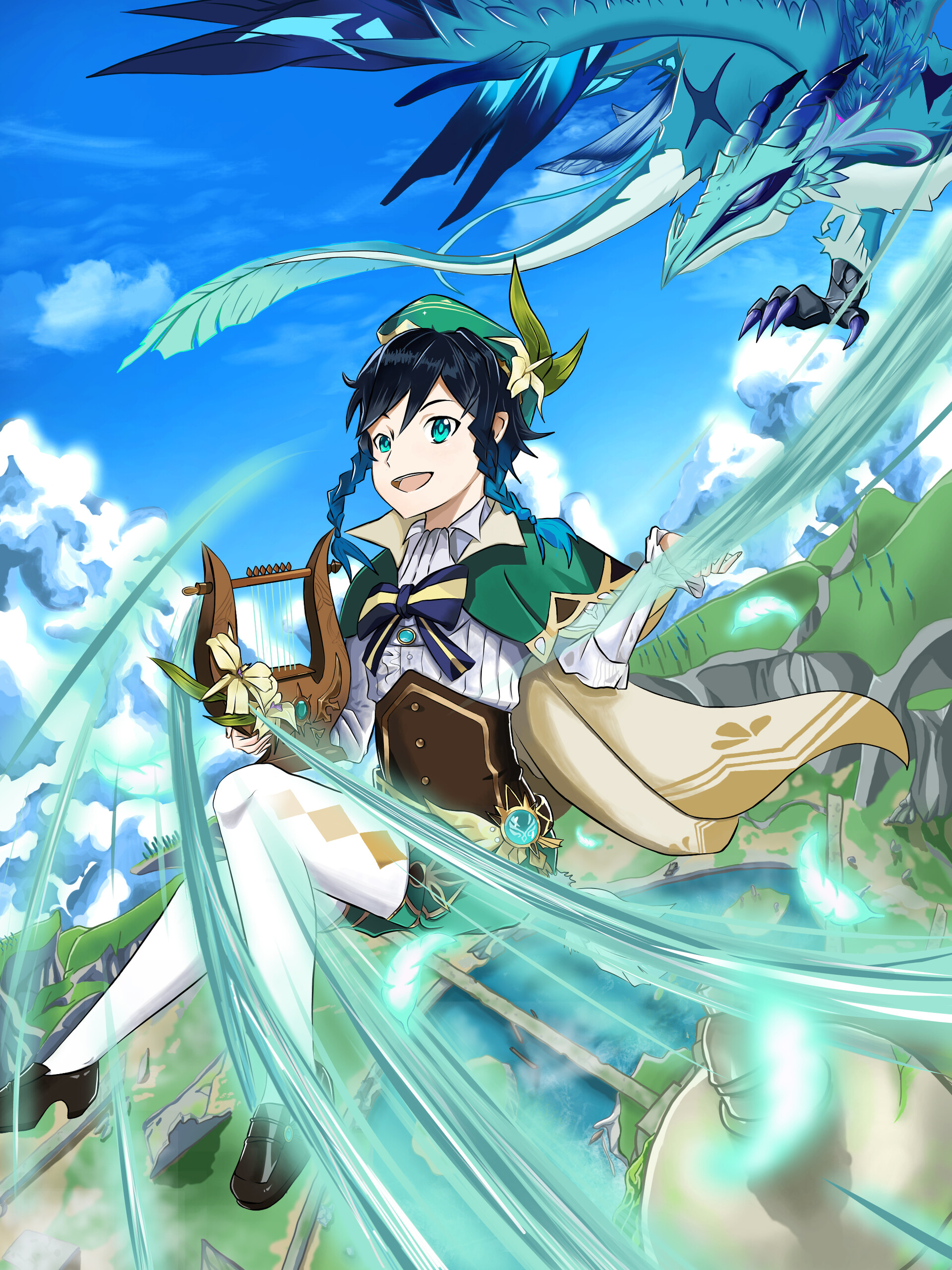 ArtStation Venti & Dvalin