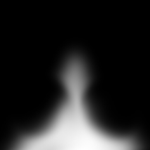 The used flame shape mask (stored in the alpha channel)