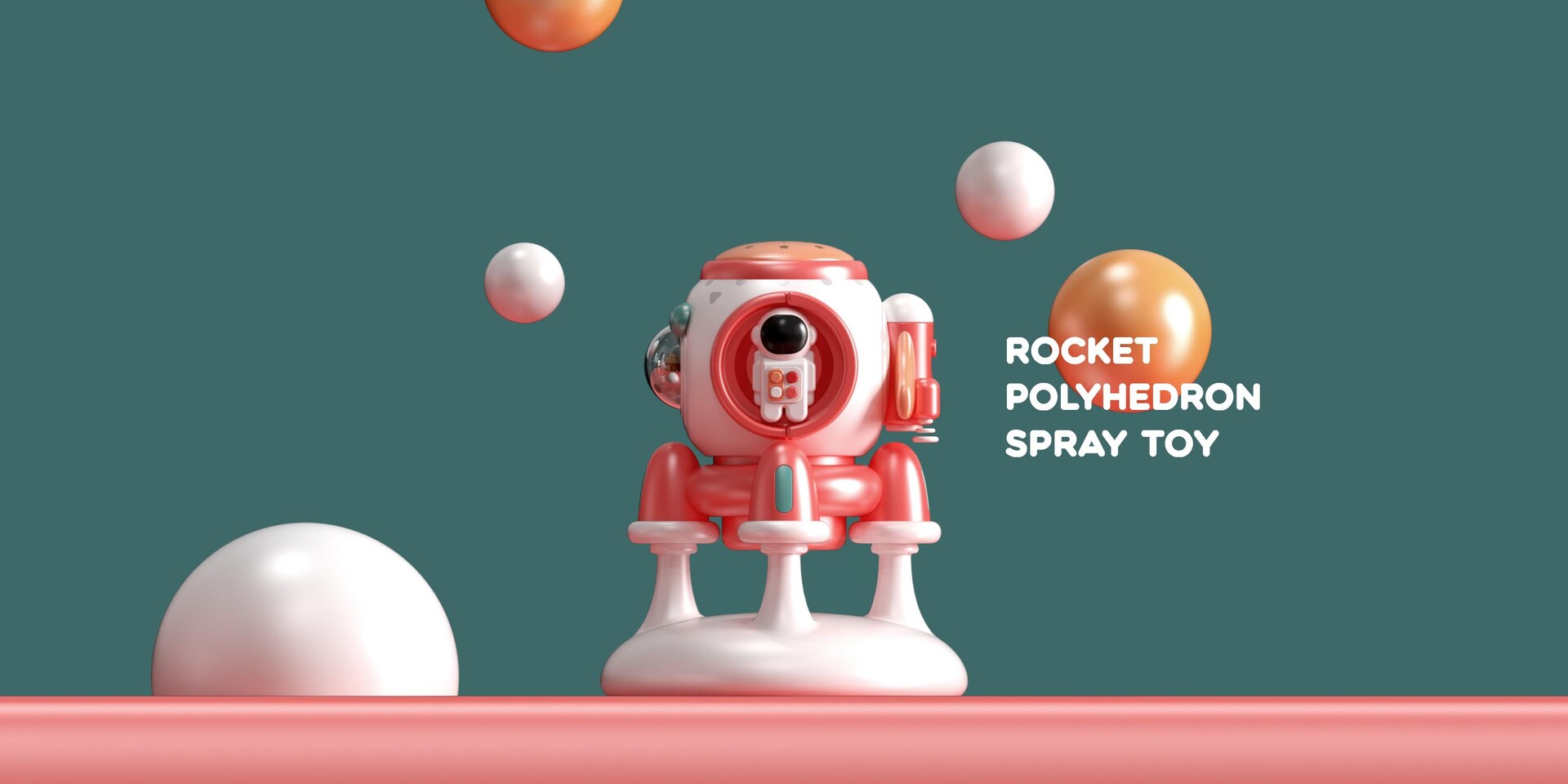 ArtStation Rocket polyhedron spray toy
