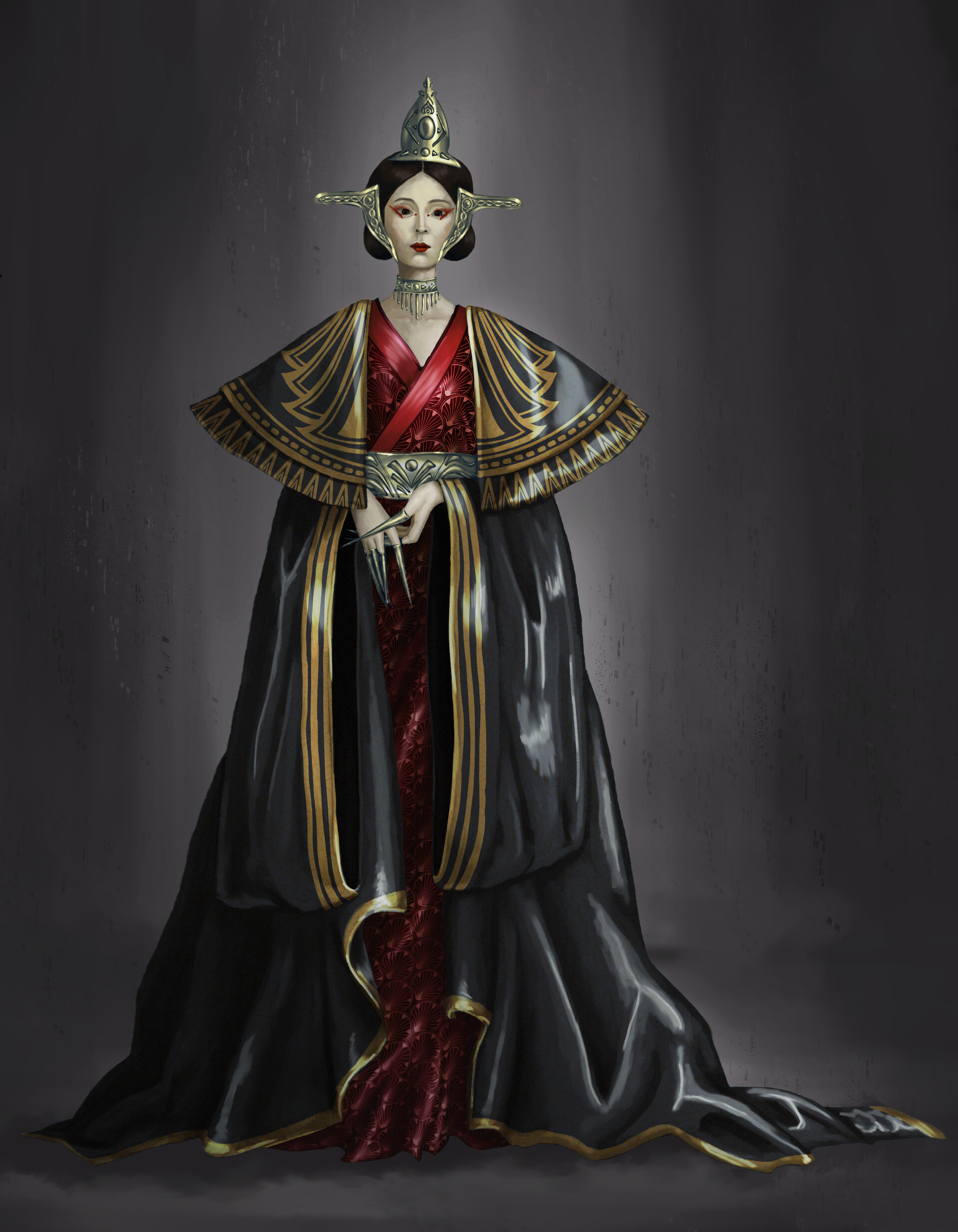 ArtStation - Fantasy Royal Costume Concept