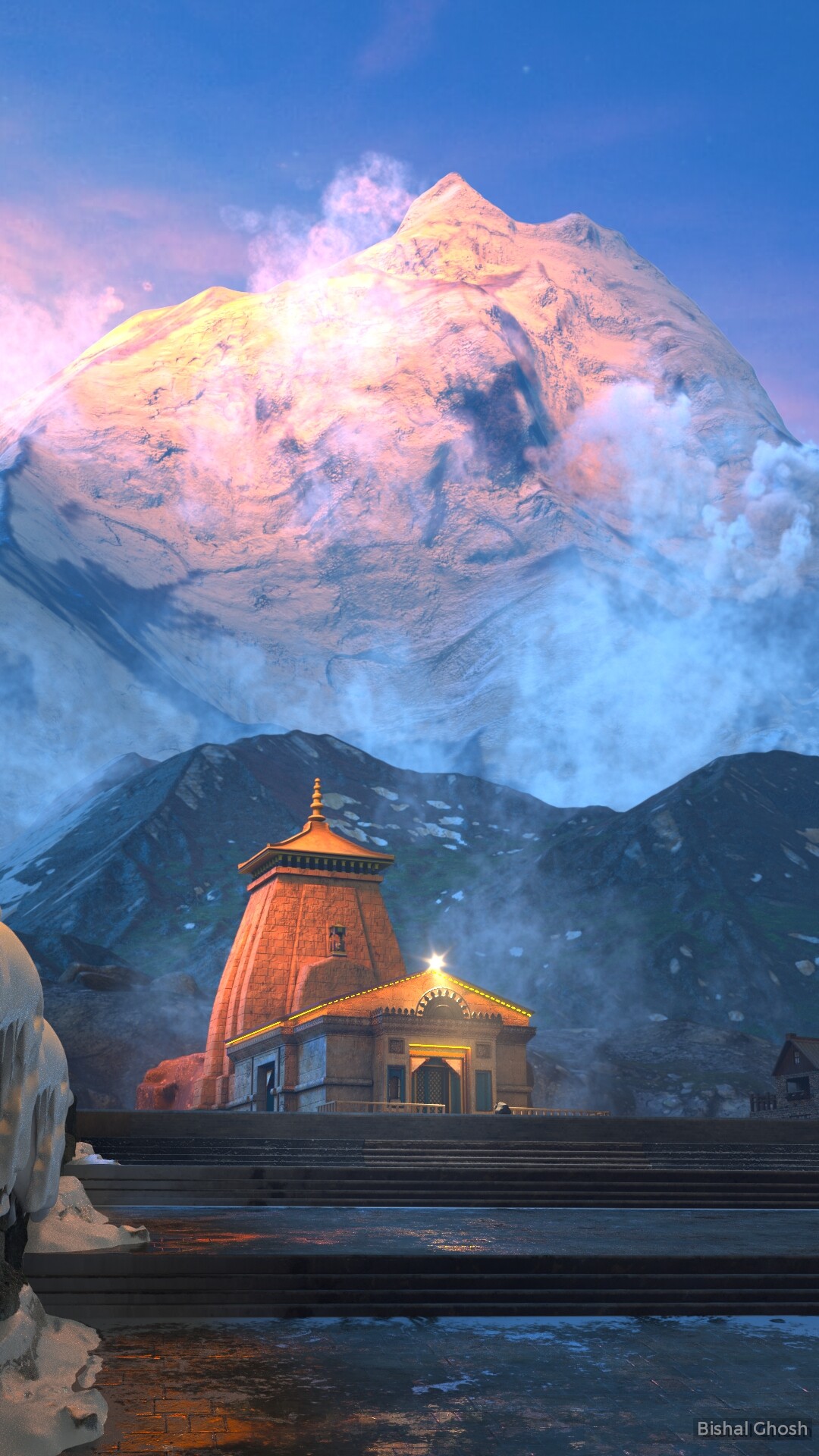 ArtStation - KEDARNATH TEMPLE