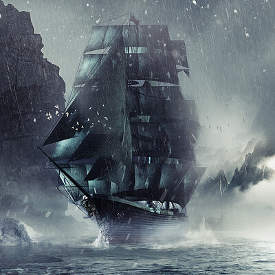 Thea magerand 01 ship in fog