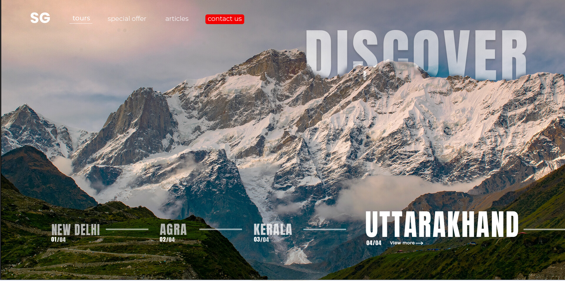Artstation web page design