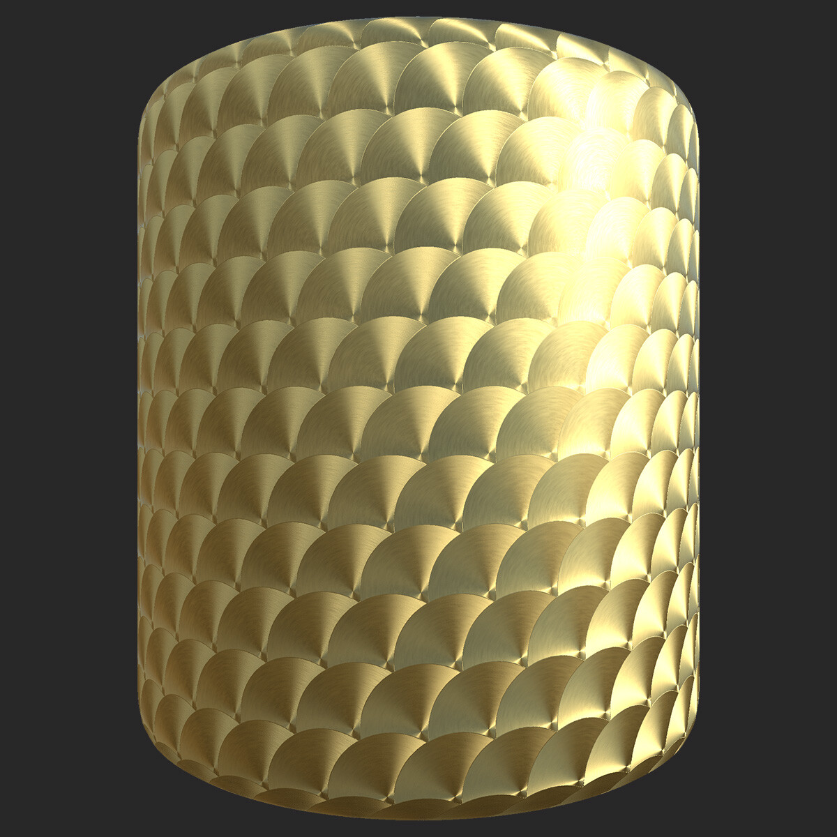 TextureCan - Radially Brushed Gold (FREE PBR Download)