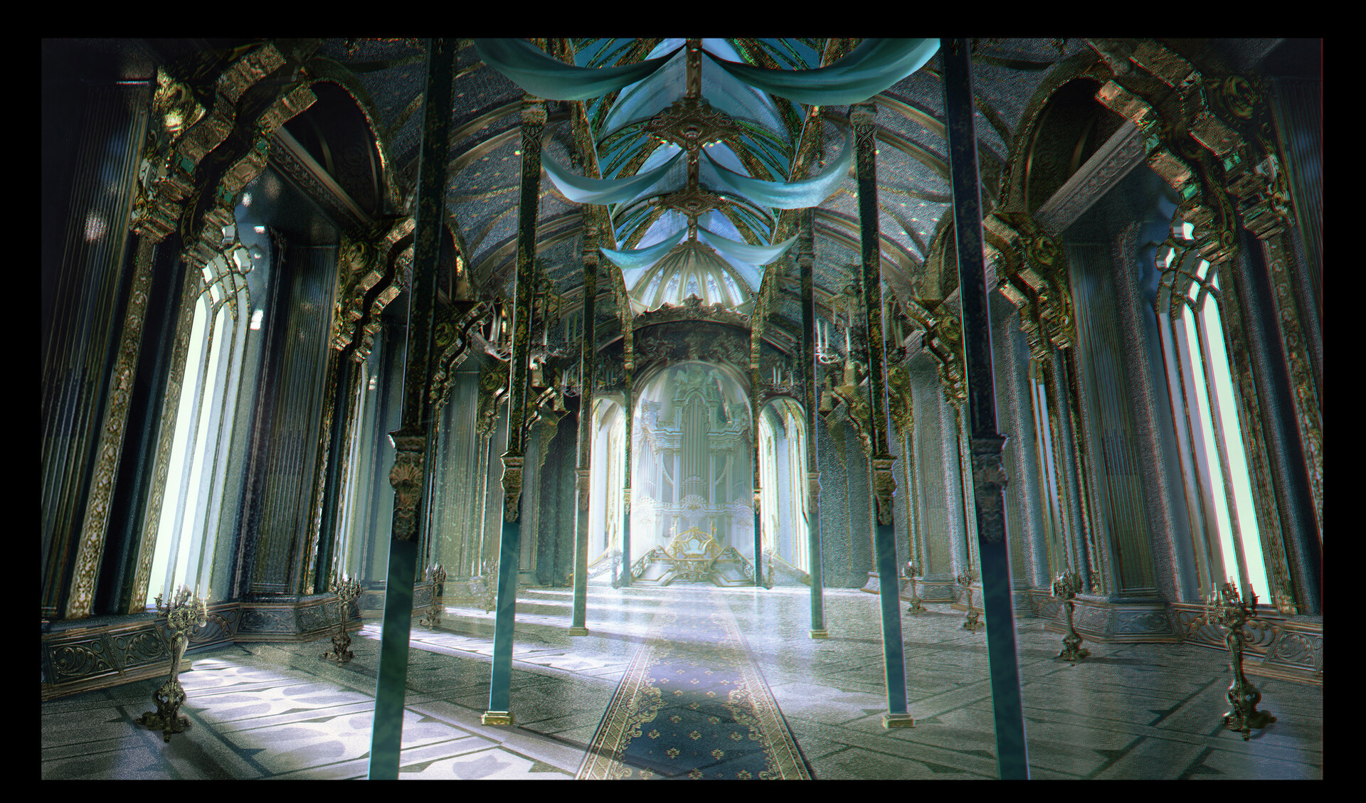 ArtStation Personal Work_Inside the Fantasy Palace