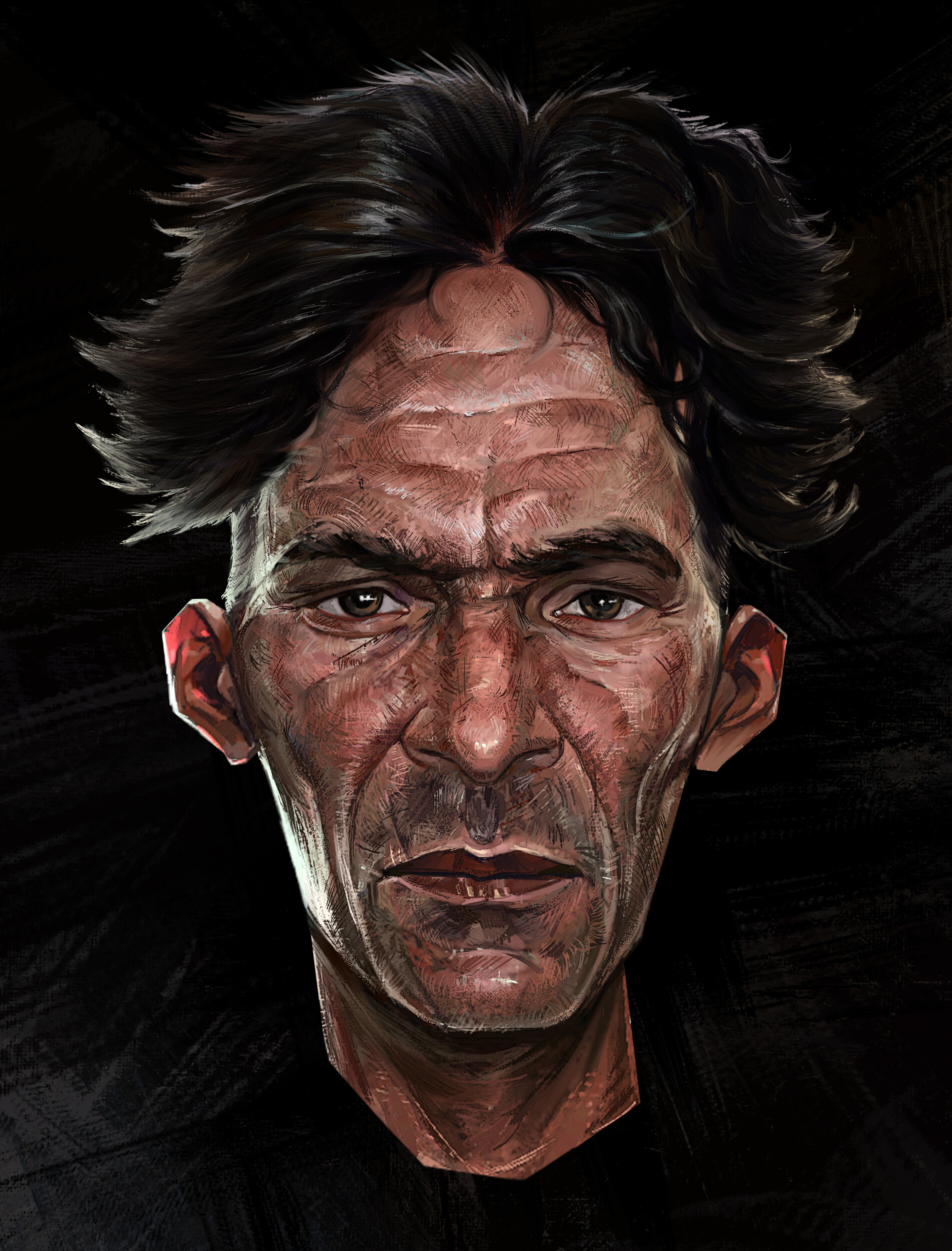 ArtStation - Old man portrait 140622