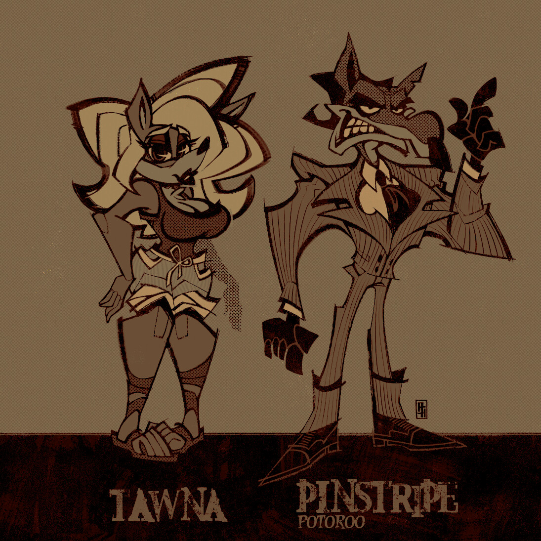 Artstation Crash Bandicoot Character Bash 1