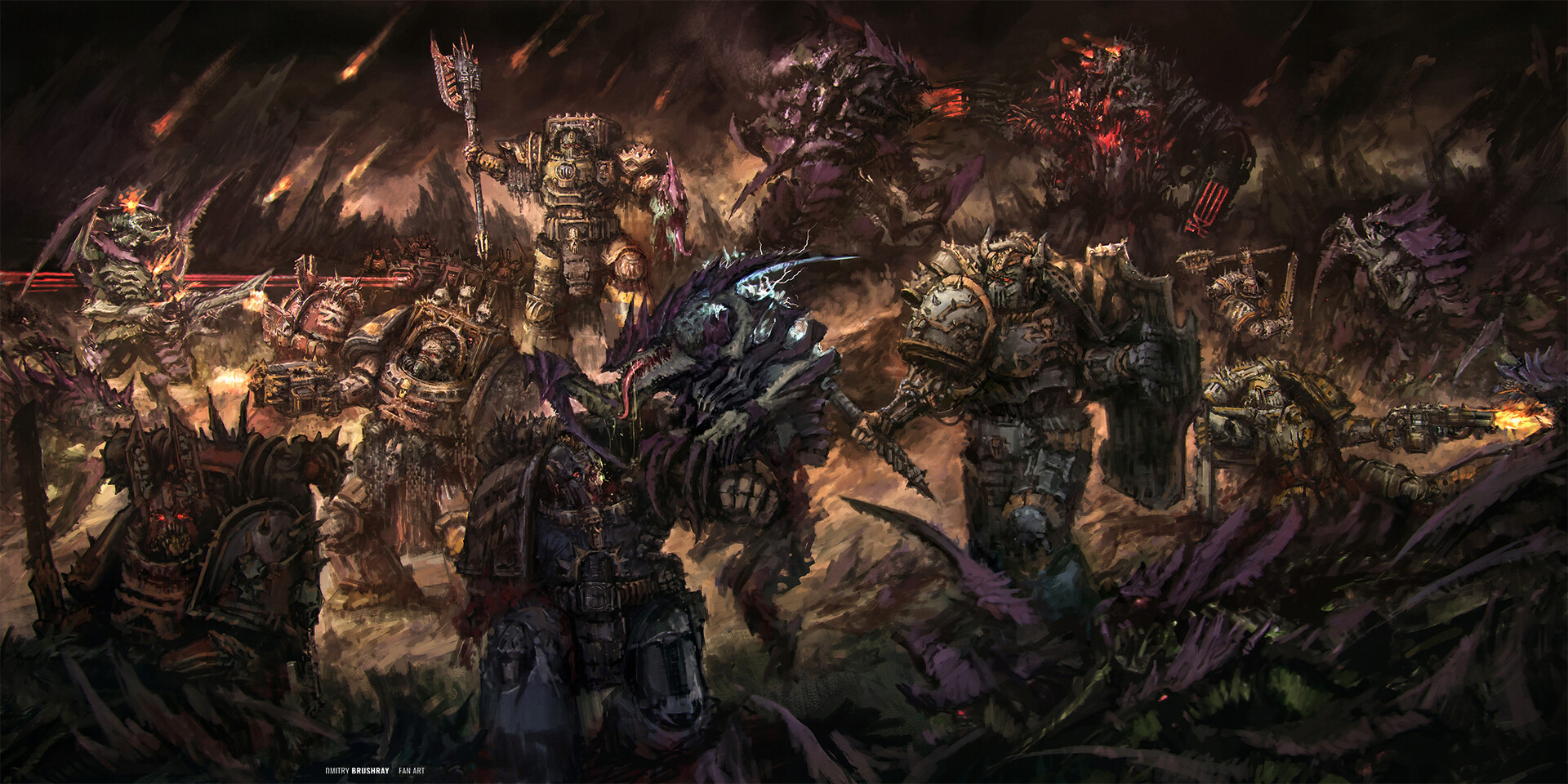 Iron Warriors and World Eaters VS Tyranids :)Before an all-out <b>war</b> was spar...