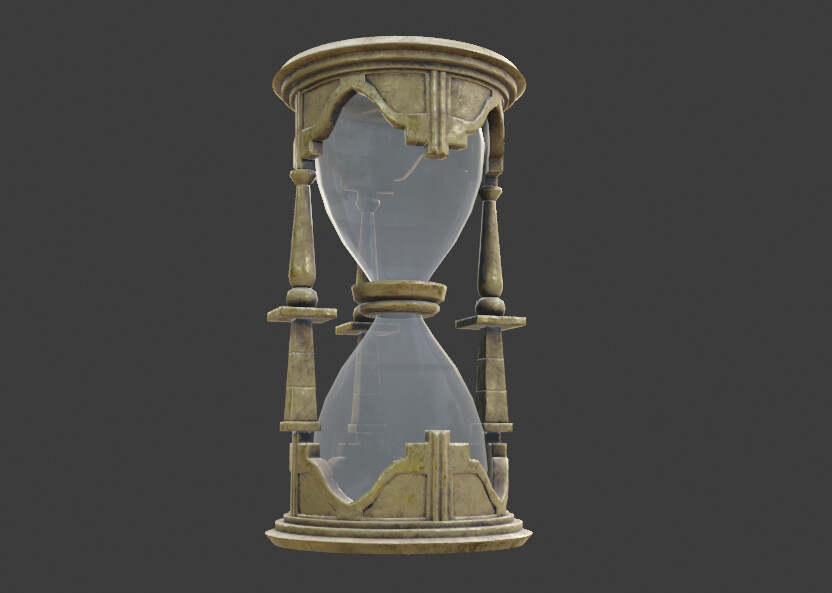 Egyptian-styled hourglass