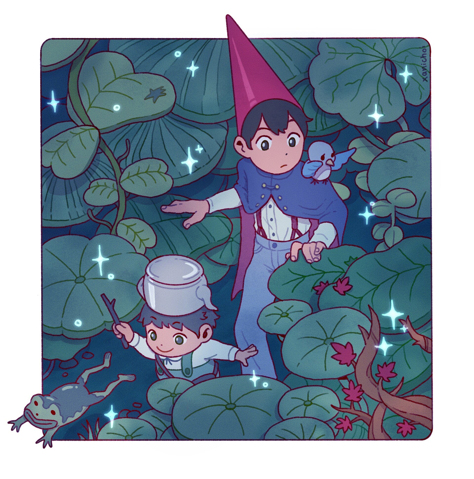 ArtStation on the way home 🍃 Over The Garden Wall