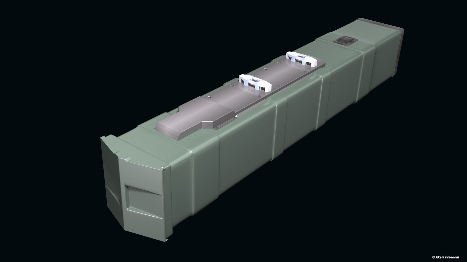 Launch container for Akeron LP

Link for 3D model:
https://www.cgtrader.com/3d-models/military/rocketry/launch-container-for-akeron-lp