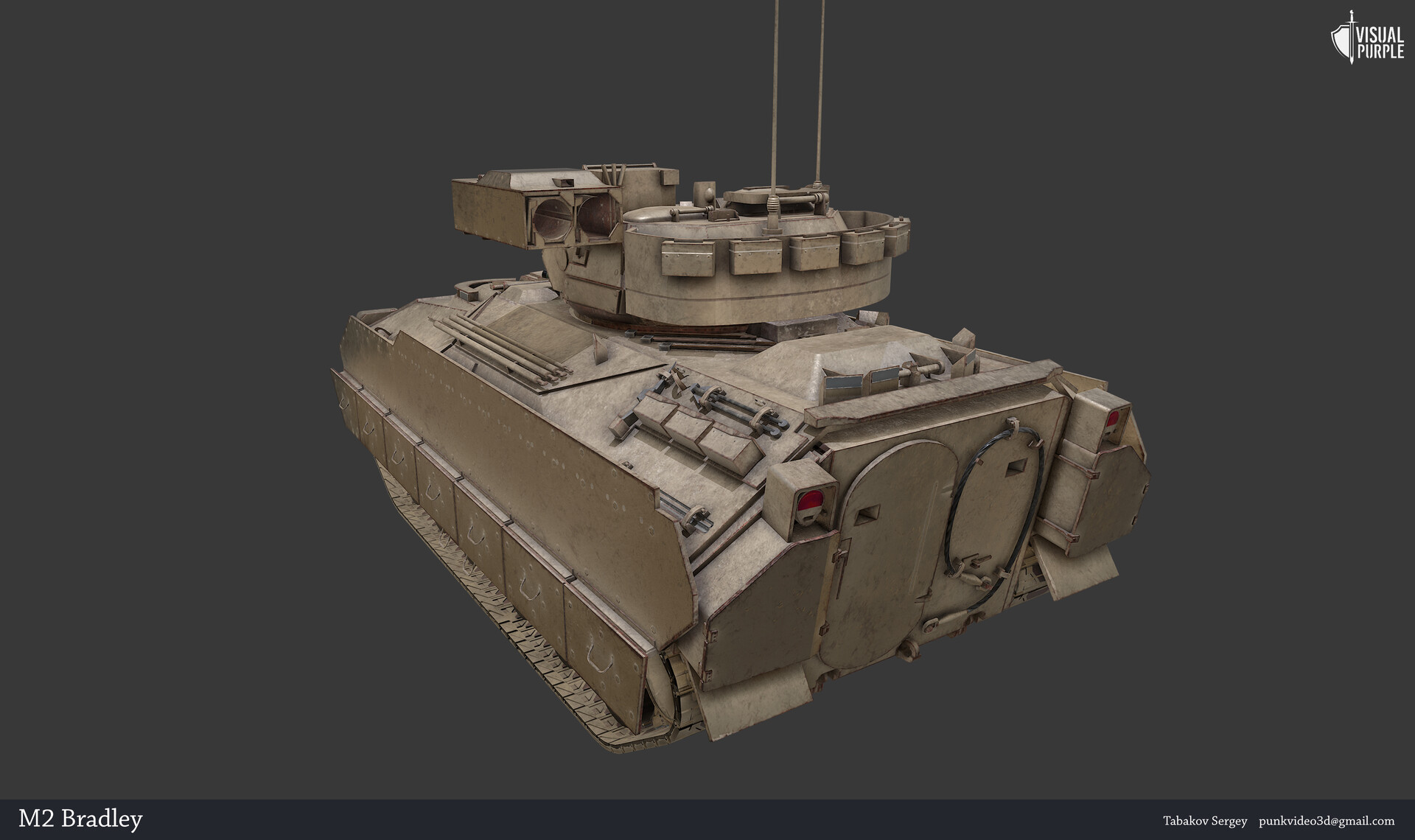 ArtStation - M2 Bradley Tank