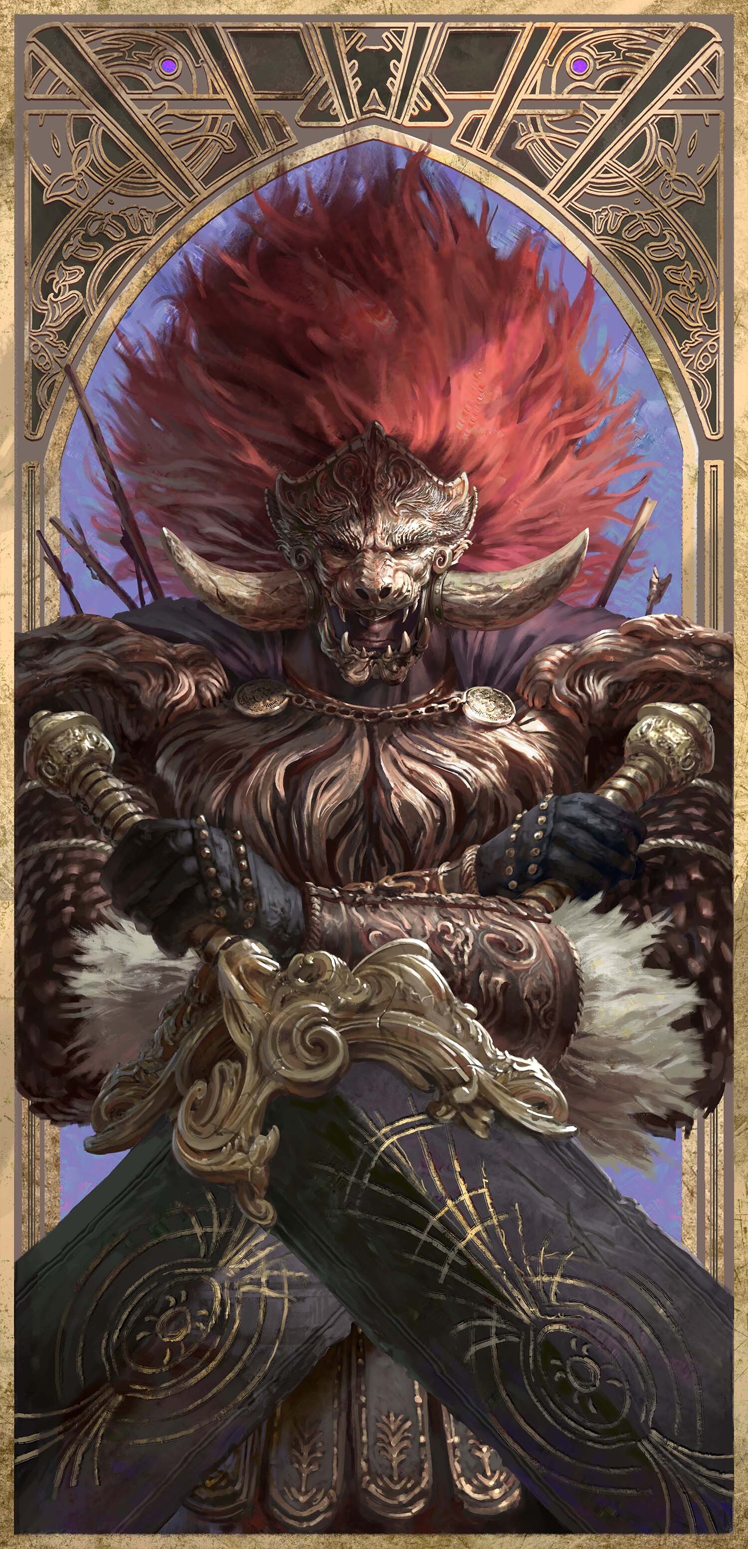 I cannot stop thinking about the peice of Rahdan from the artbook : r/ Eldenring