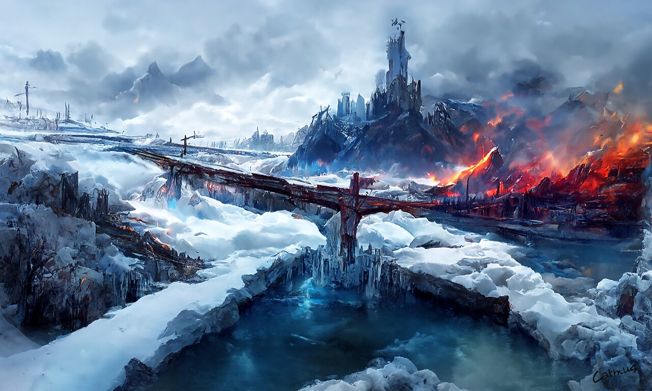 Artstation burning world