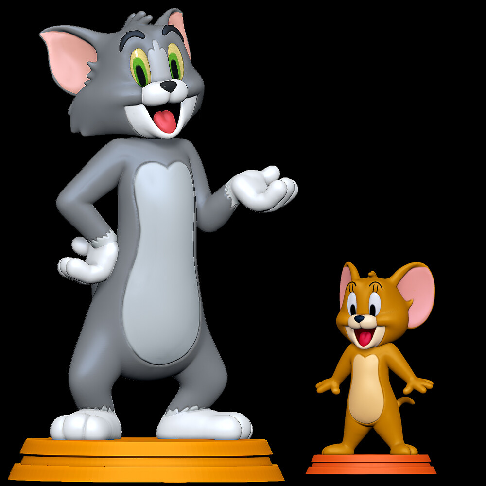 ArtStation - Tom and Jerry 3D print models