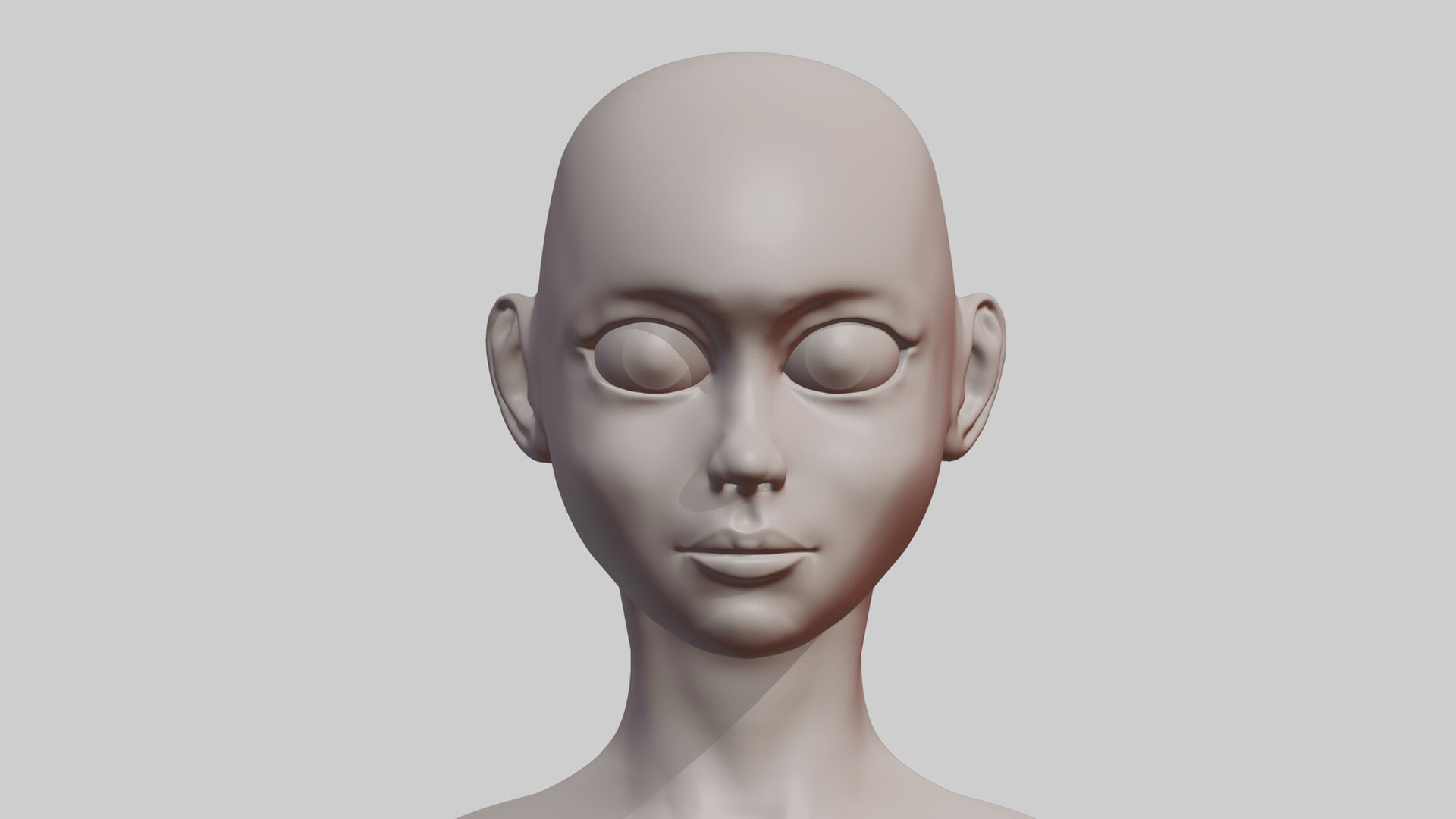 ArtStation Blender Head Sculpt 05 (Stylized)