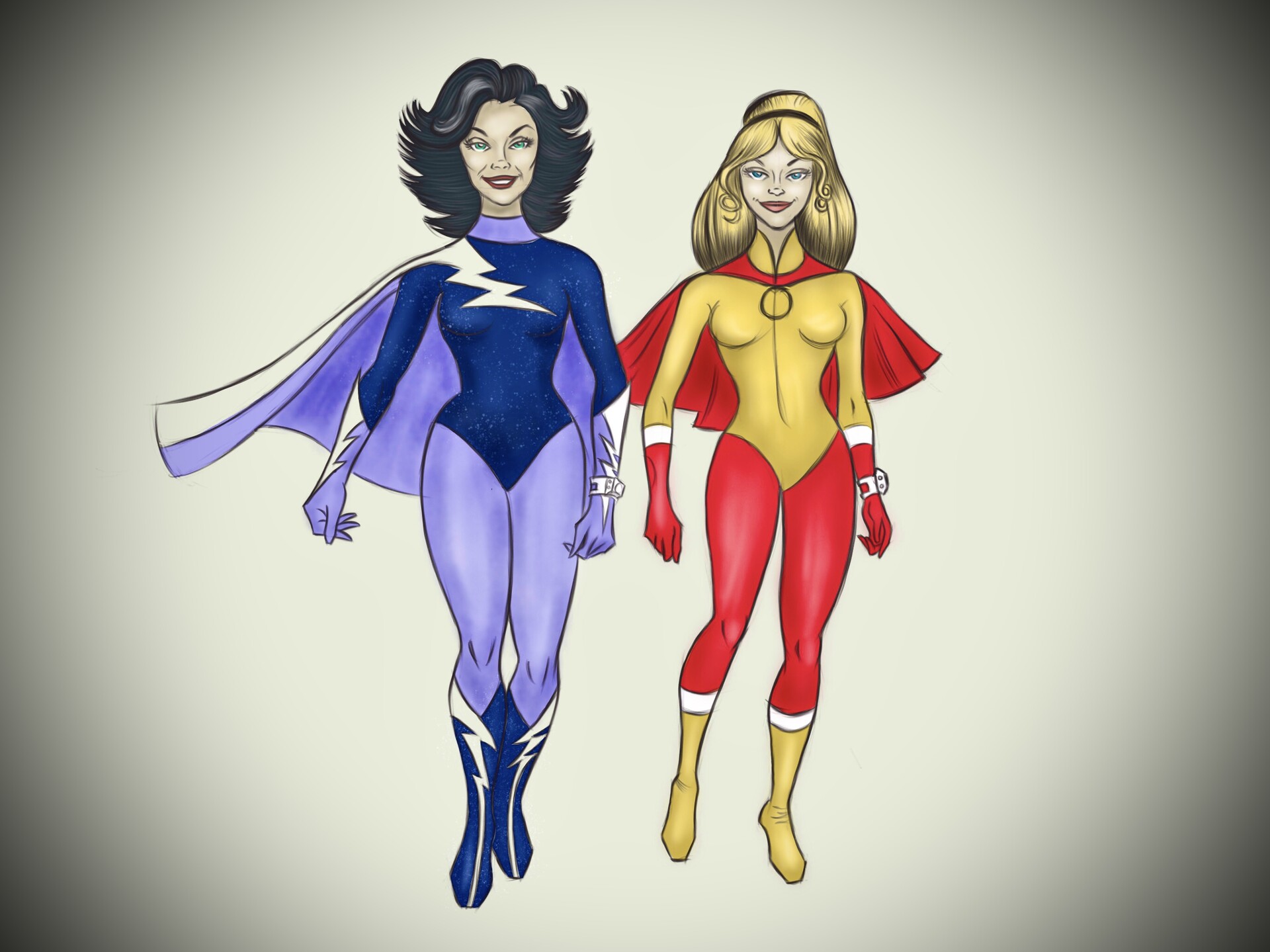 ArtStation Electra Woman and Dyna Girl