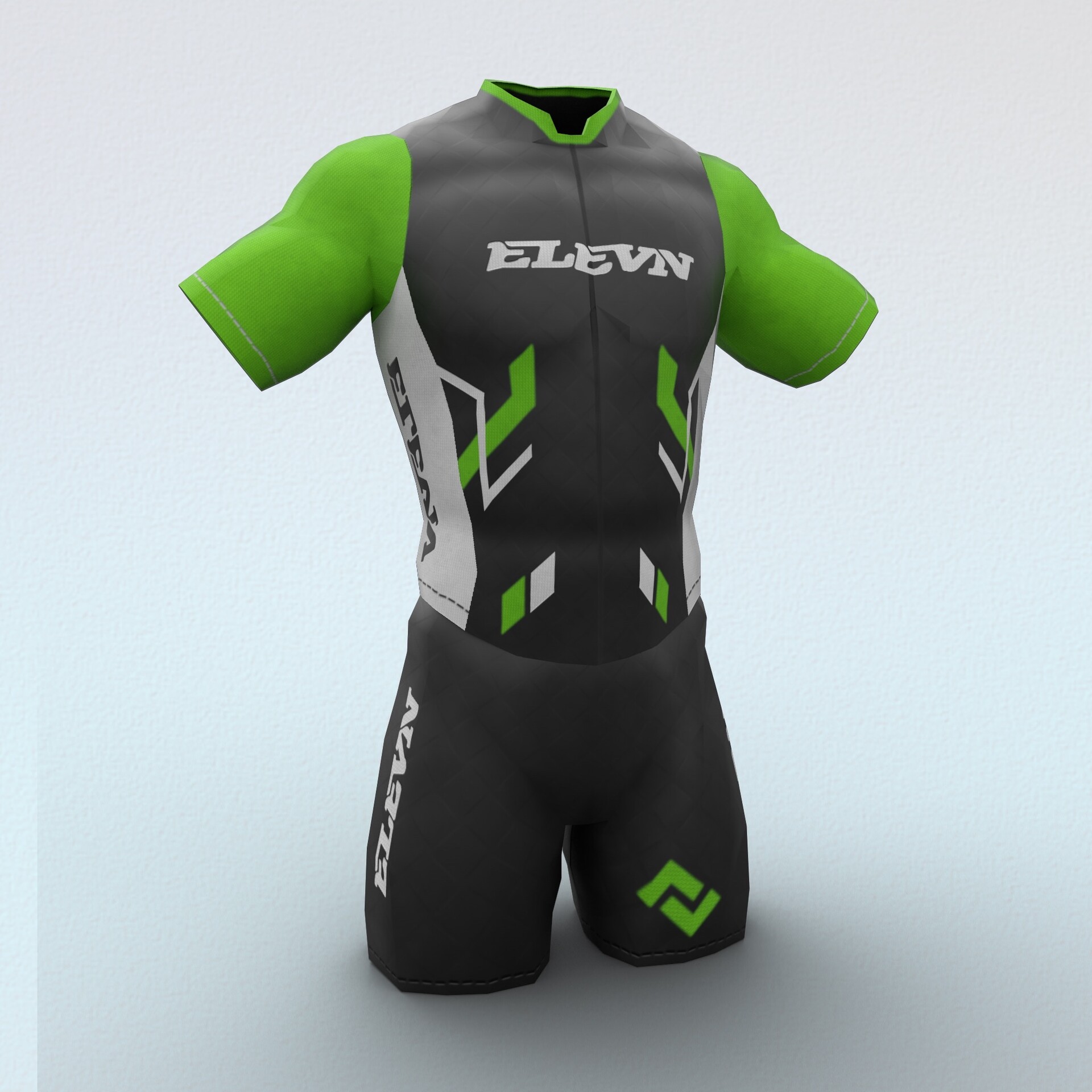 ArtStation BMX Rider Clothes Texturing