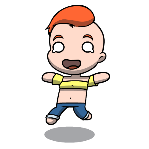 ArtStation Running girl