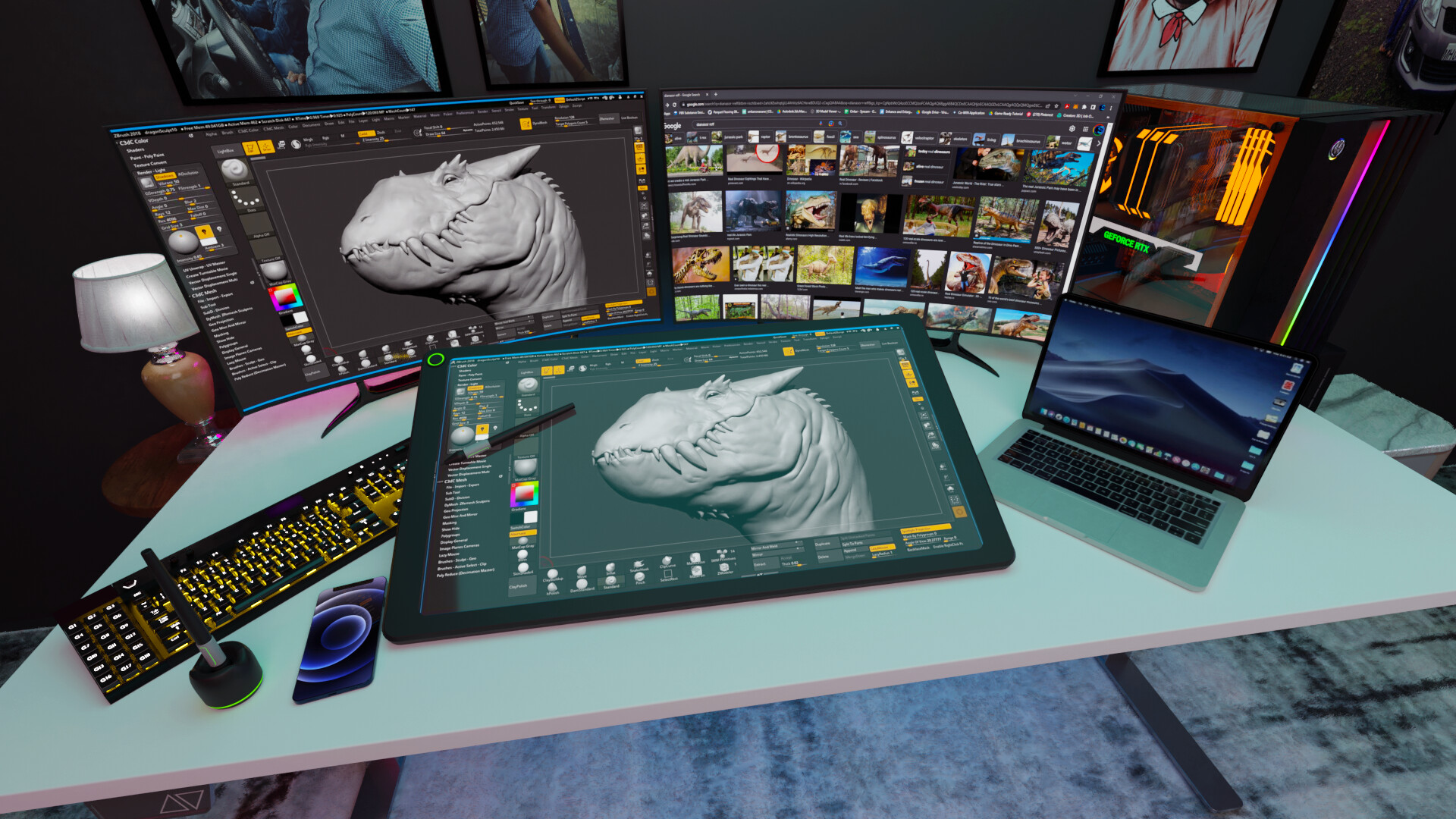 ArtStation Studio Setup 3D Work