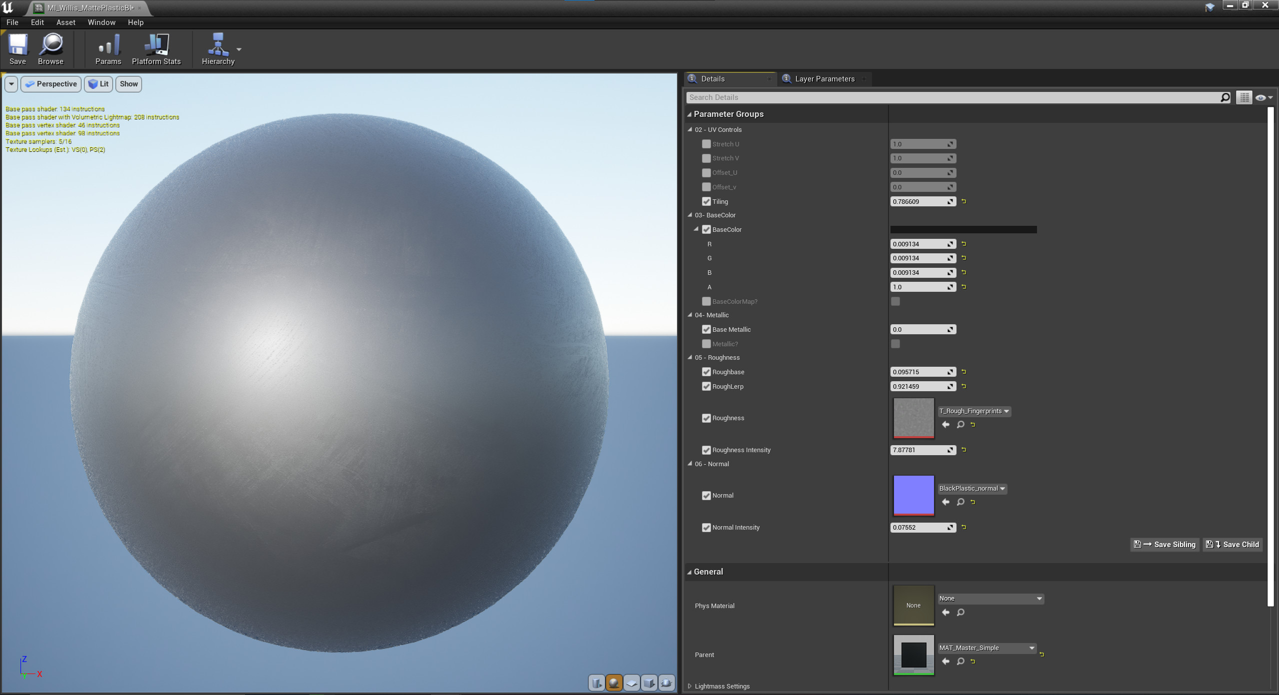 Tileable Material created with Substance Designer
