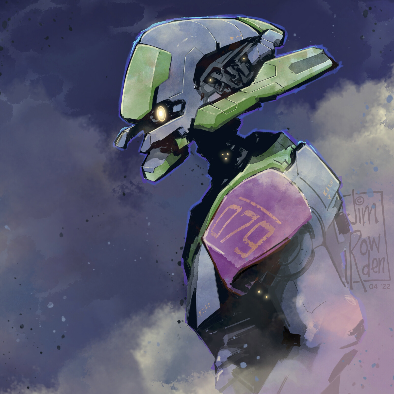 Robot Head 079