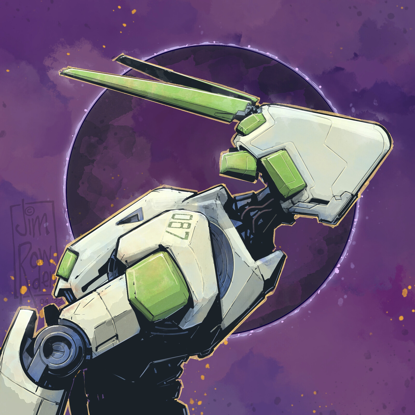 Robot Head 087
