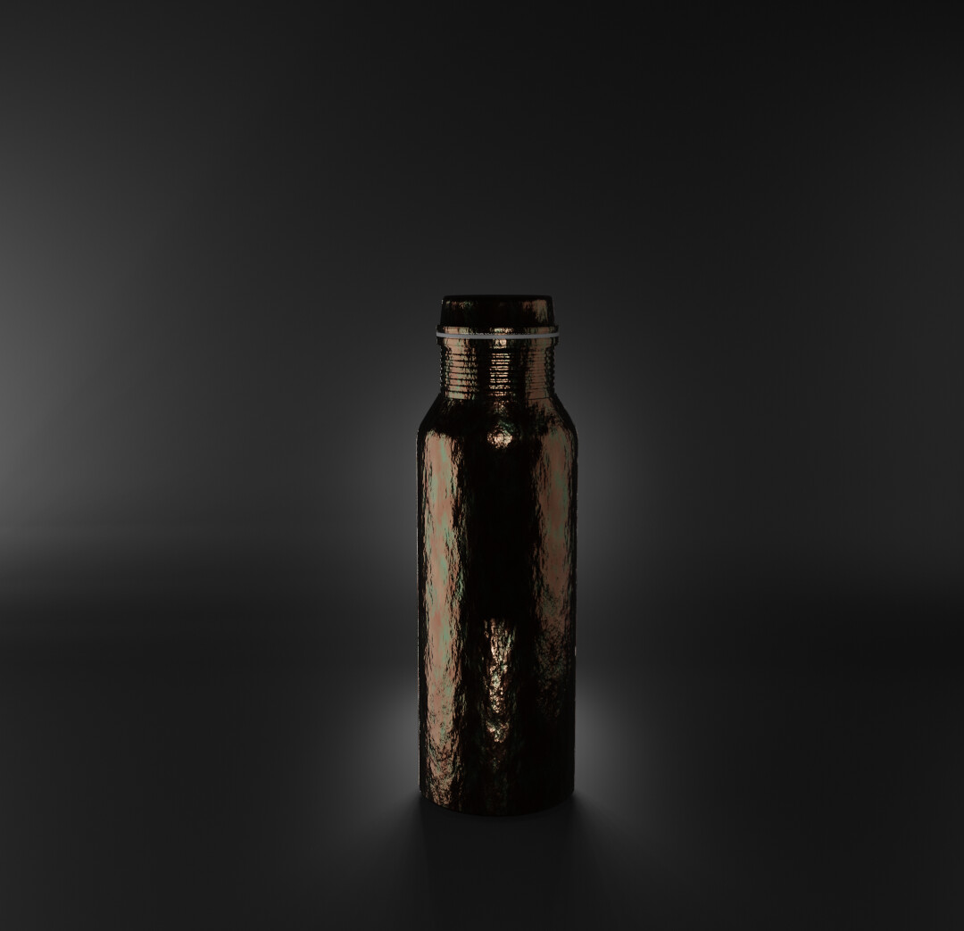 ArtStation Bronze metallic bottle