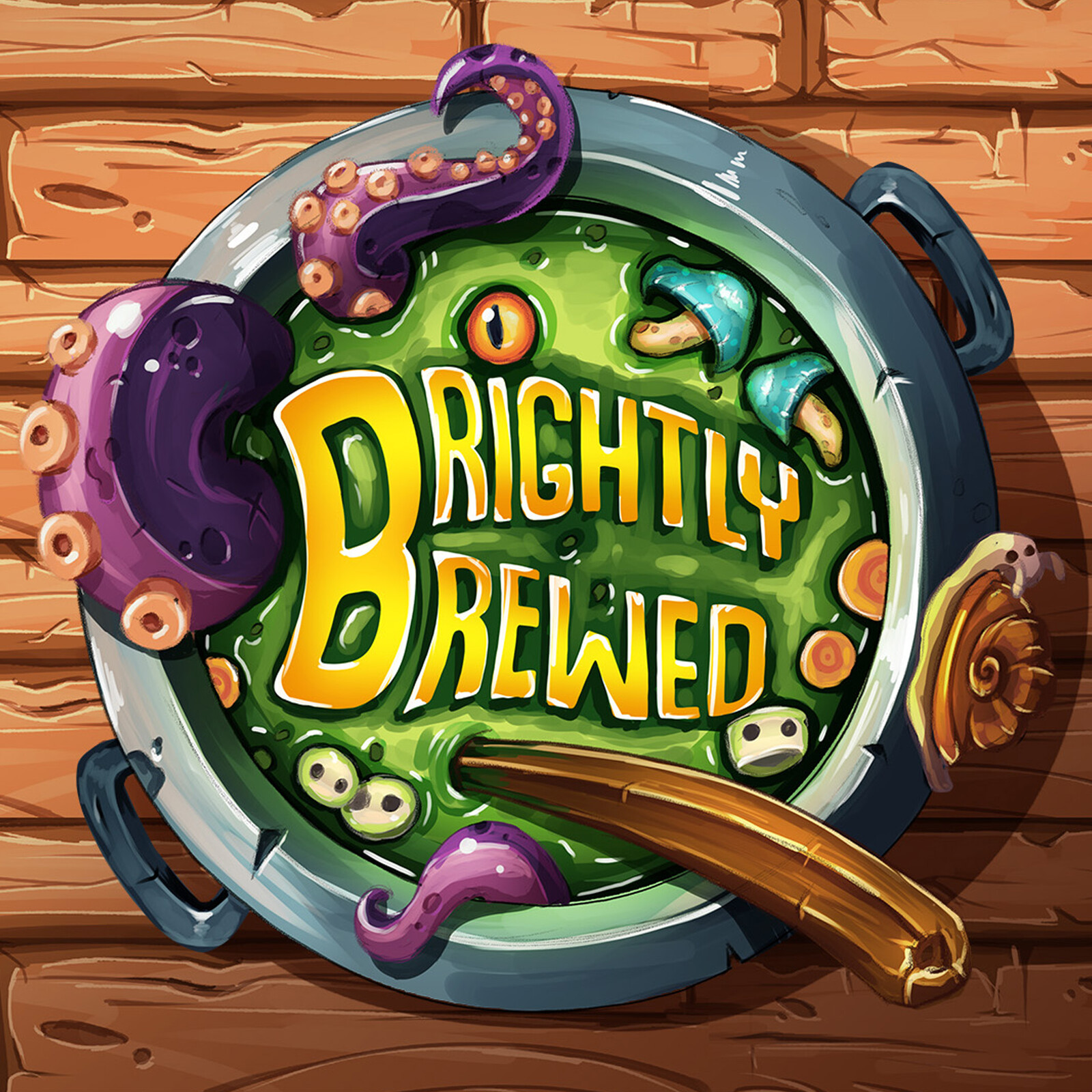 BrightlyBrewed D&amp;d Logo